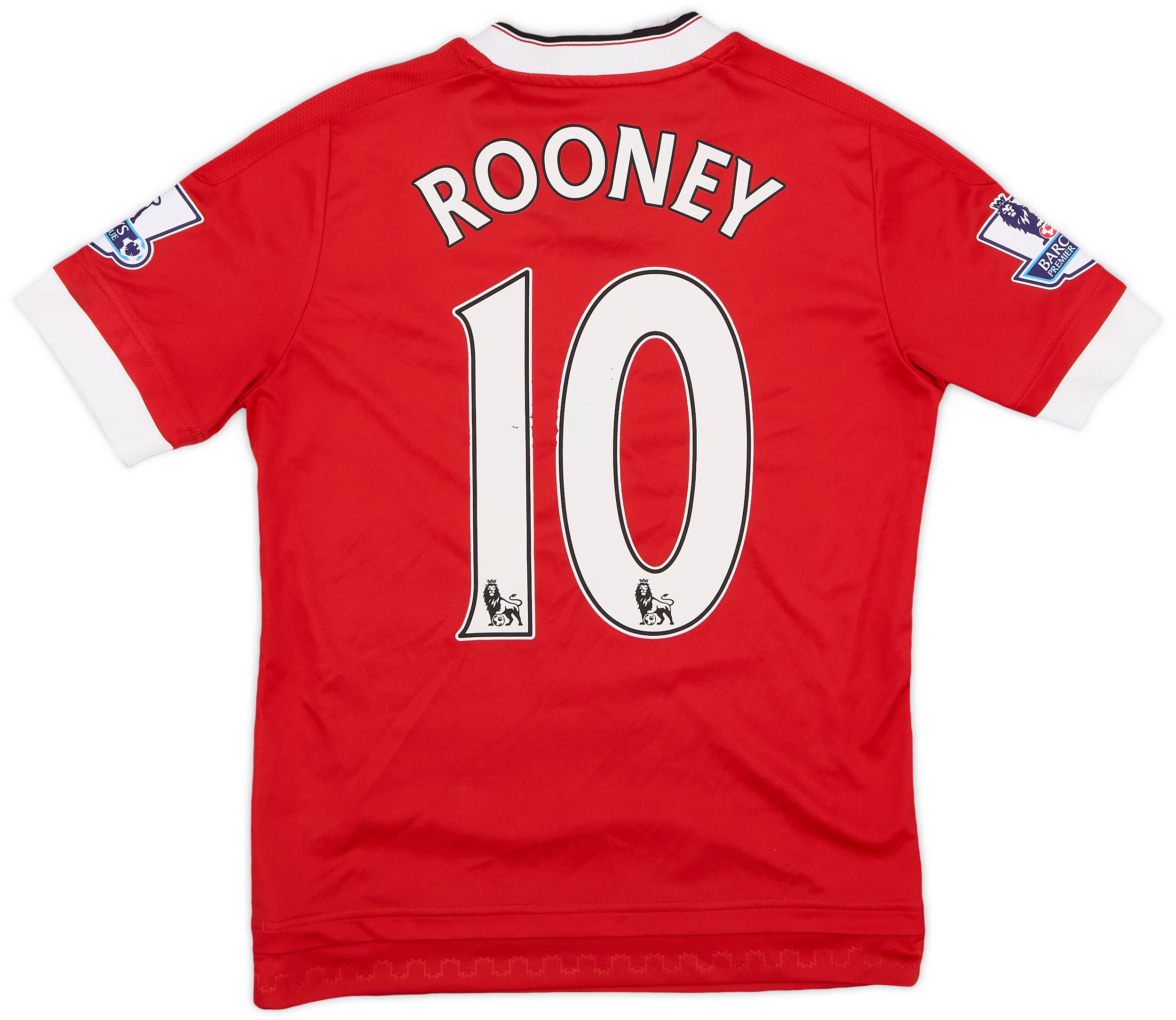 2015-16 Manchester United Home Shirt Rooney #10 - 6/10 - (M.Boys)