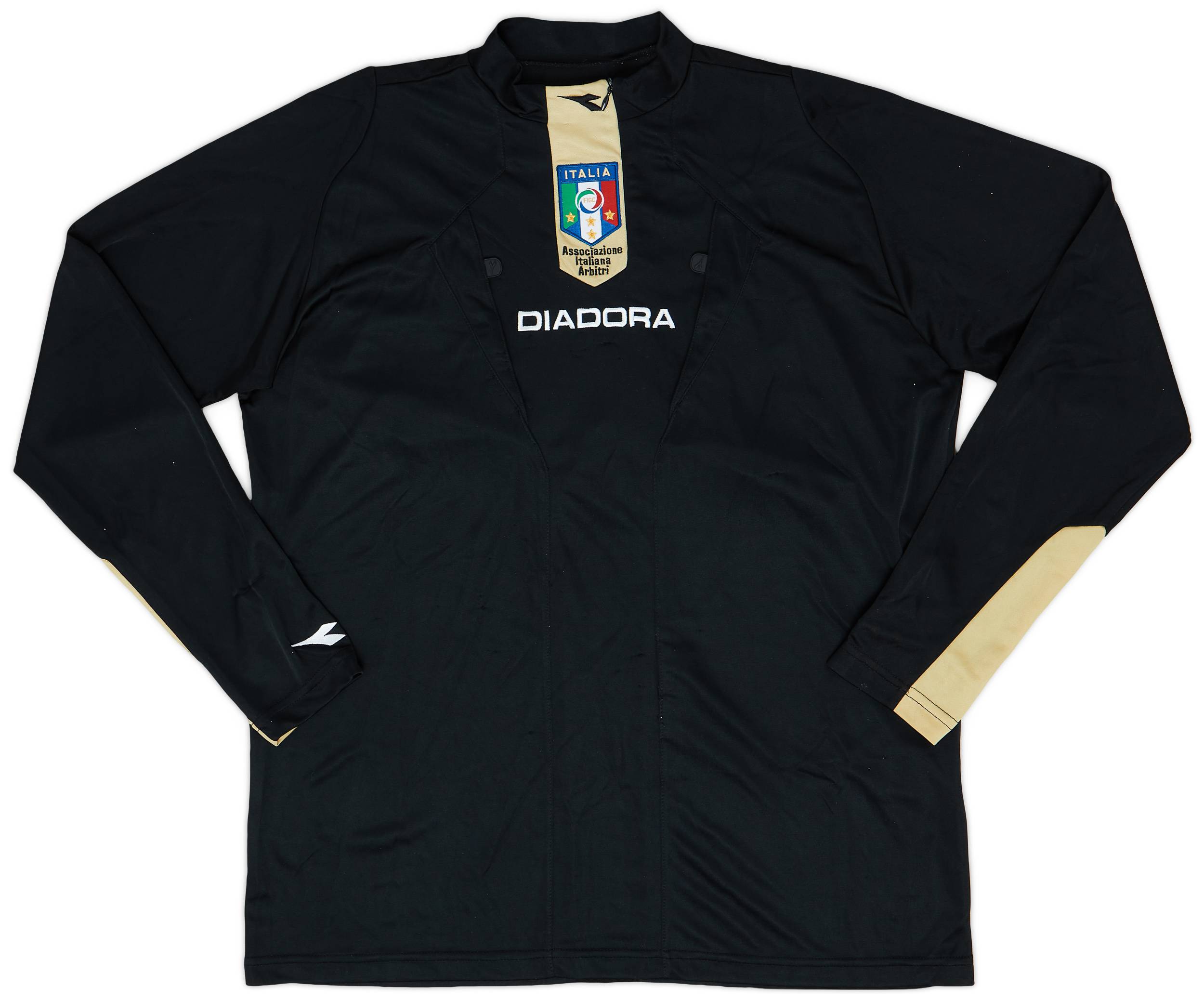 2007-09 Italy Diadora Referee L/S Shirt - 9/10 - (M)