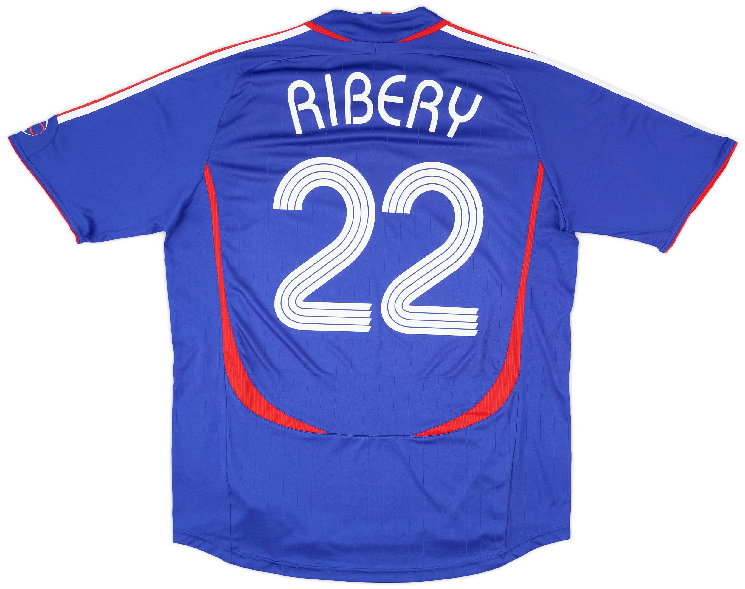 2006-07 France Home Shirt Ribery #22 - 9/10 - (XL)