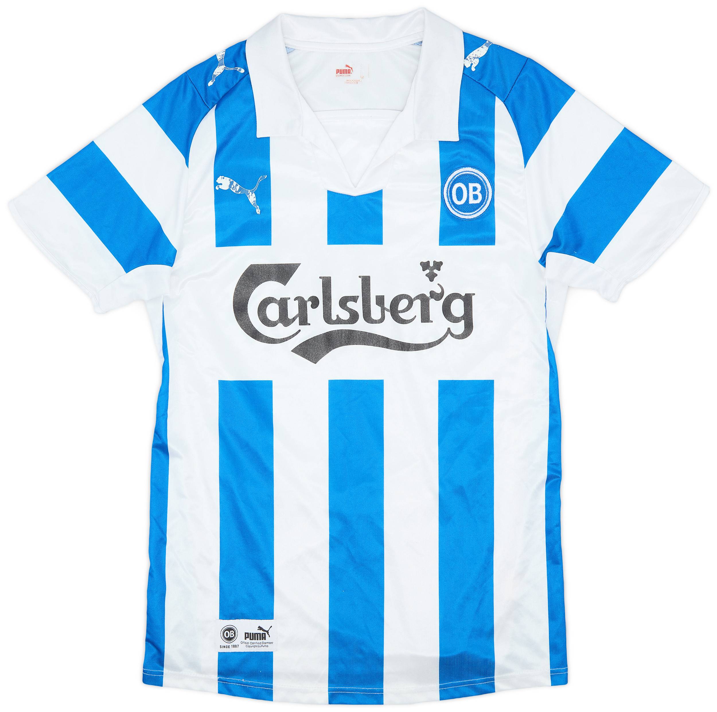 2008-09 OB Odense Home Shirt - 5/10 - (XL.Boys)
