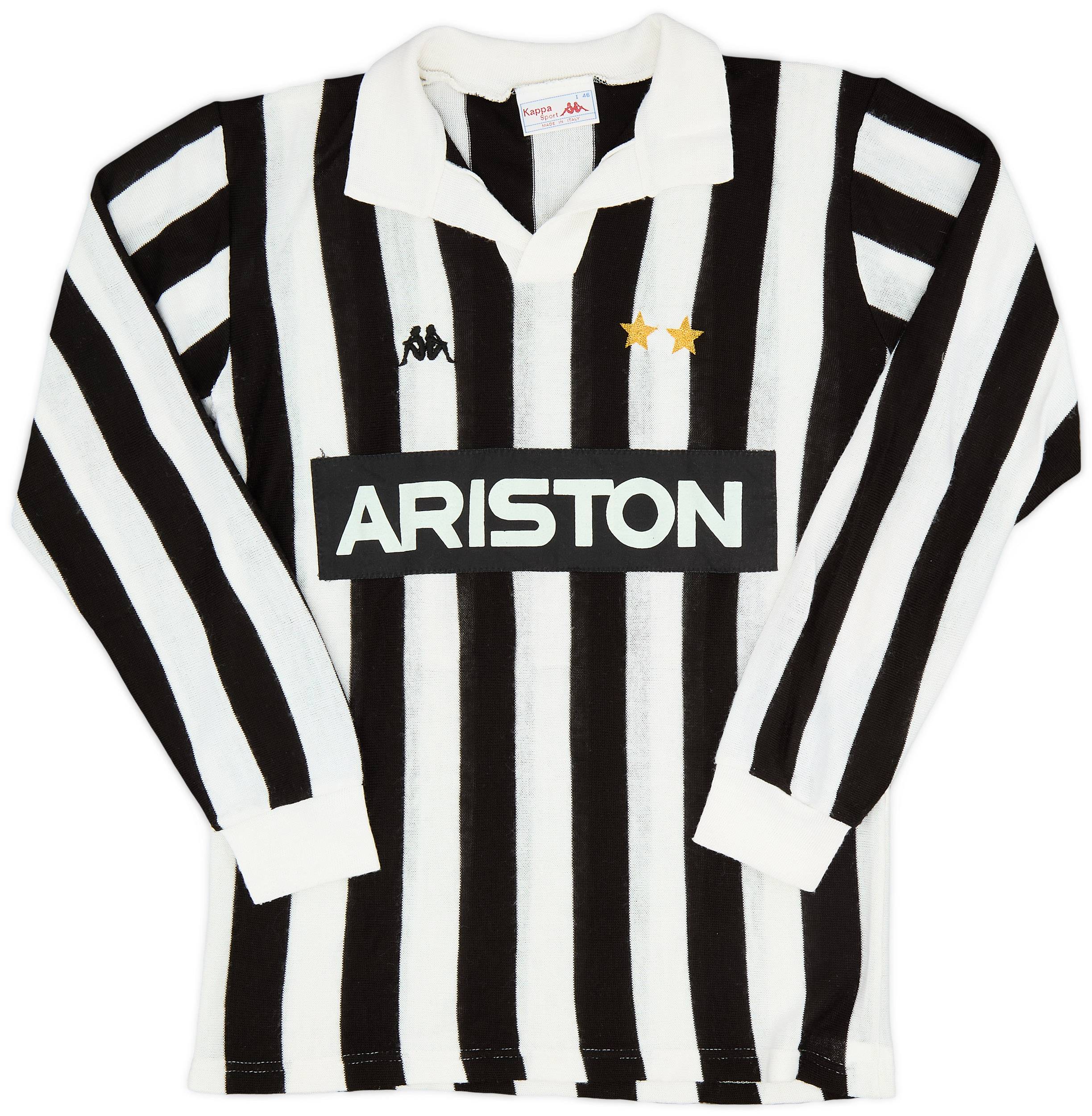 1983-84 Juventus Home L/S Shirt - 9/10 - (XL)