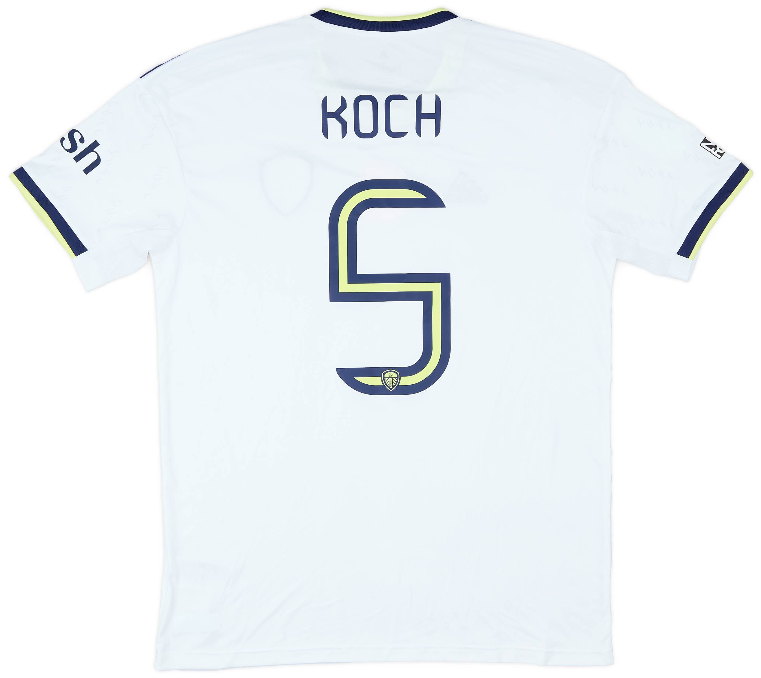 2022-23 Leeds Match Issue Carabao Cup Home Shirt Koch #5