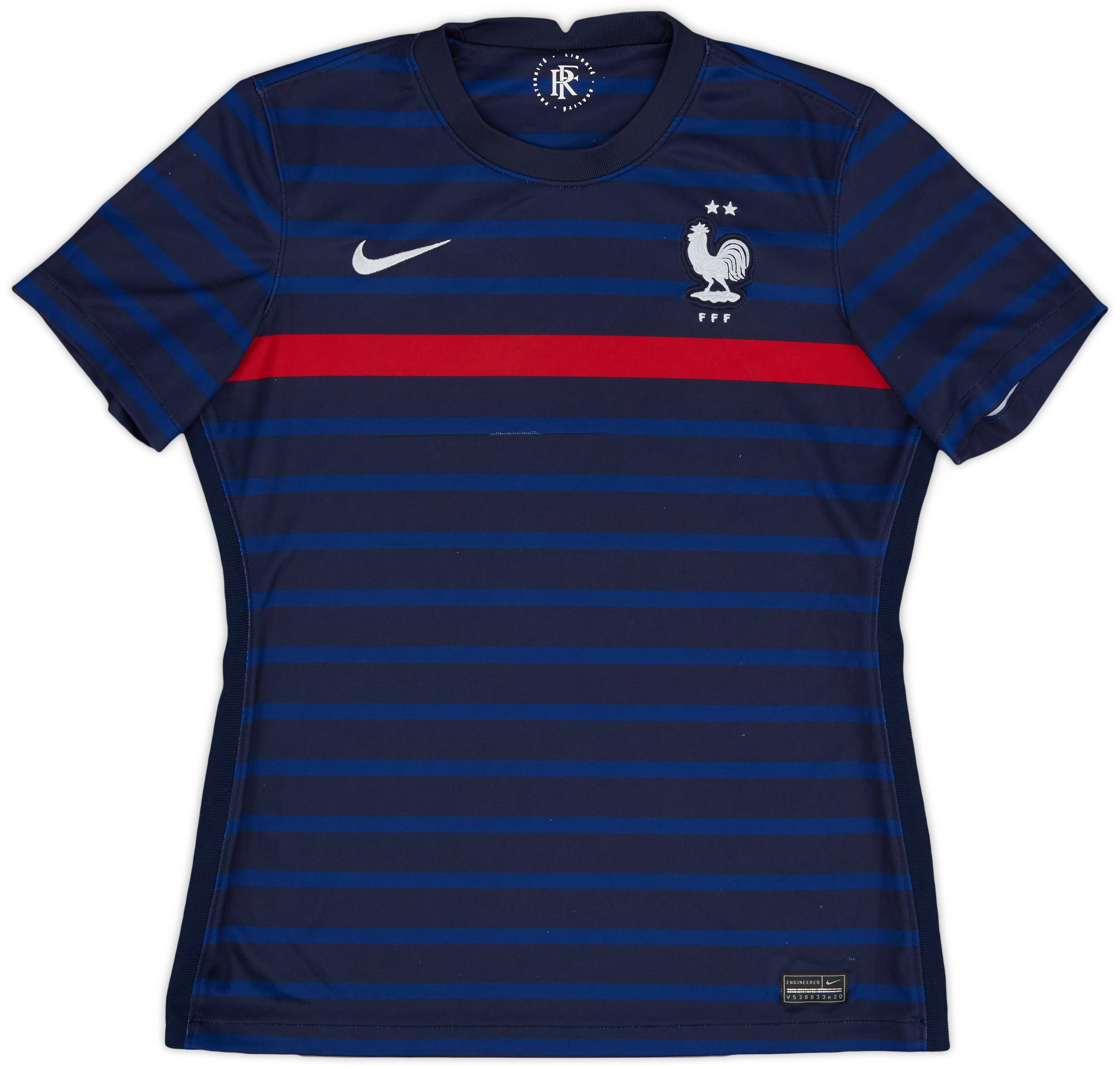 2020-21 France Home Shirt - 6/10 - (M.Boys)