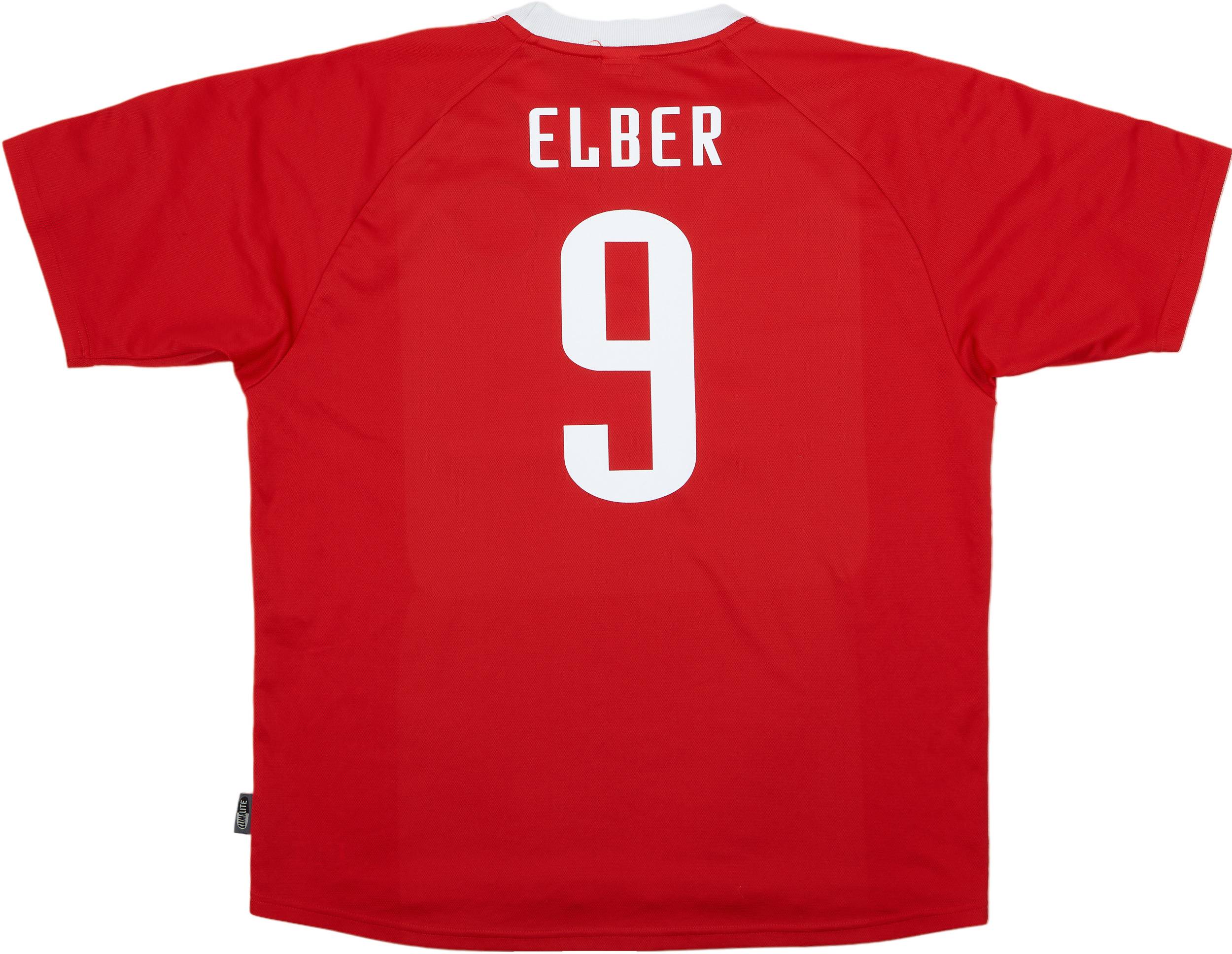 2001-02 Bayern Munich CL Shirt Elber #9 - 8/10 - (XXL)