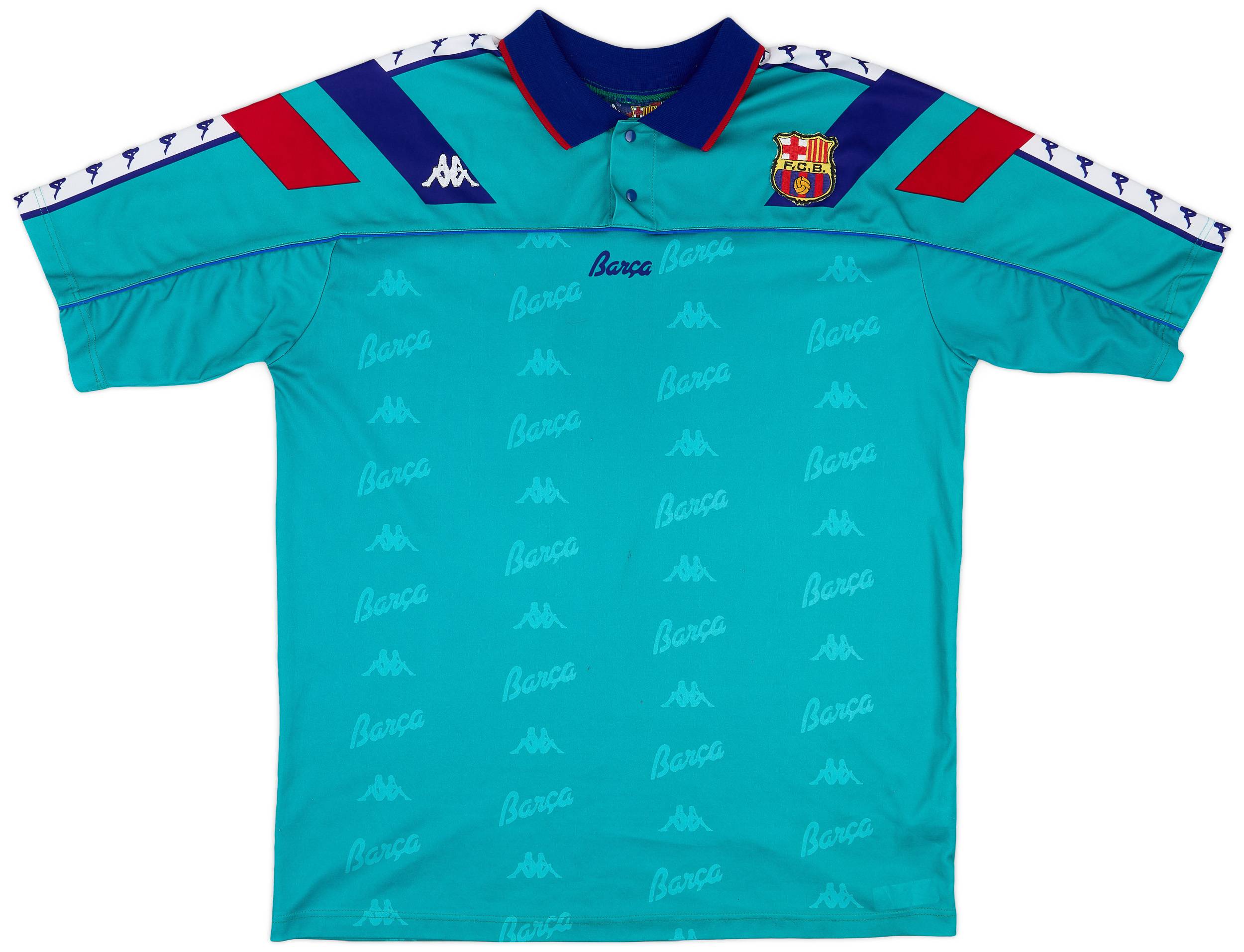 1992-95 Barcelona Away Shirt - 8/10 - (XL)