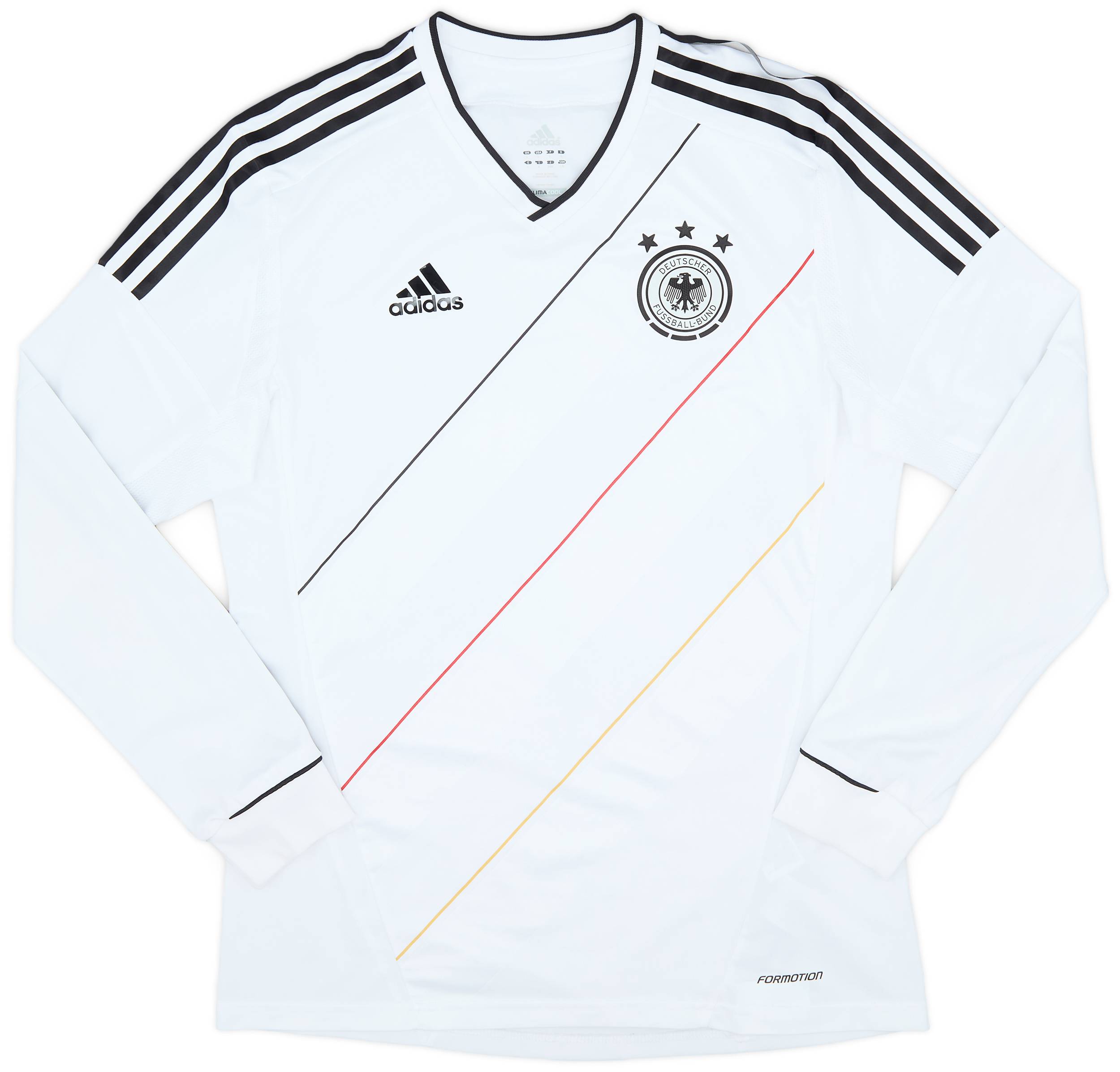 2012-13 Germany Authentic Home L/S Shirt - 4/10 - (L)