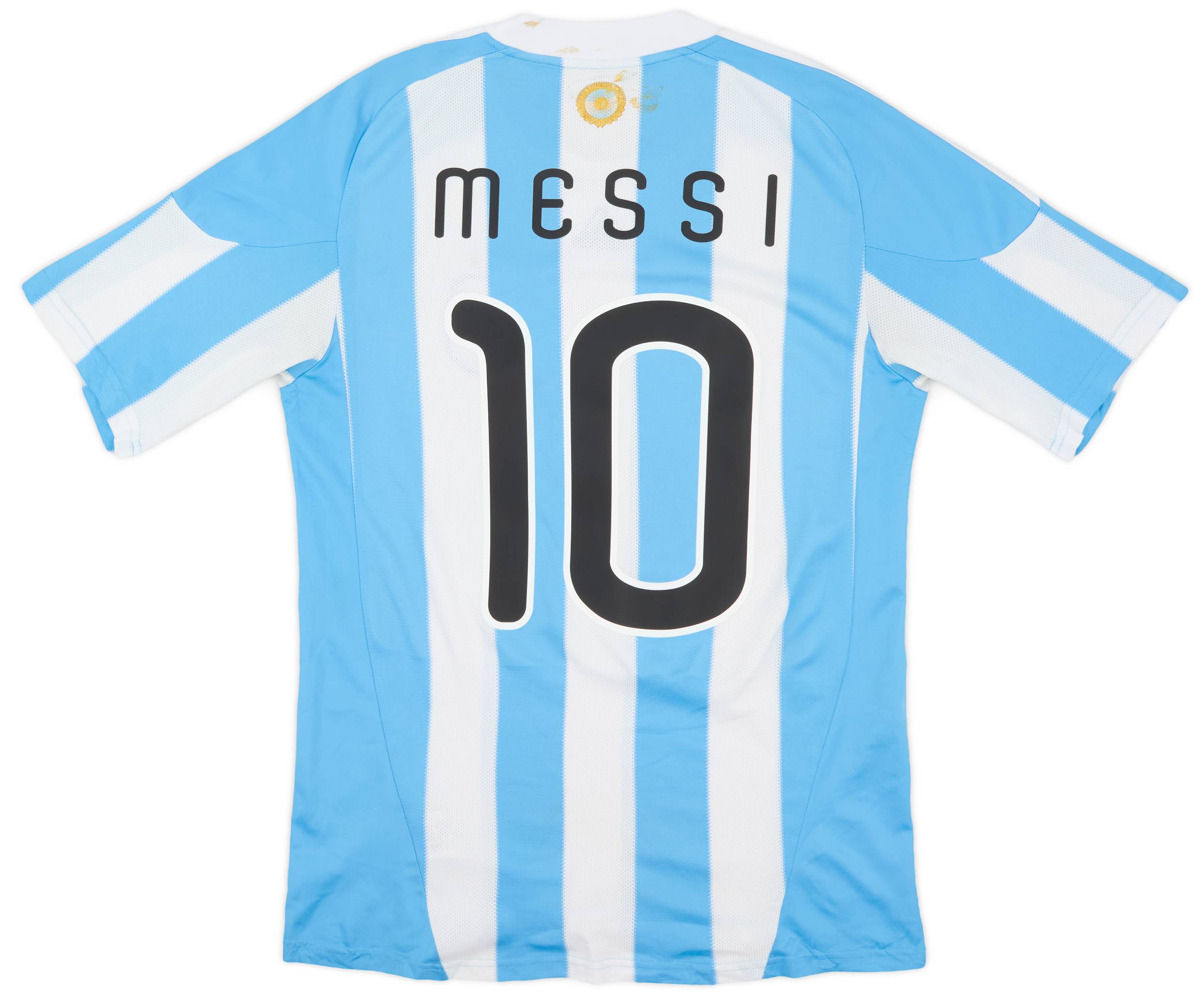 2010-11 Argentina Home Shirt Messi #10 - 7/10 - (M)