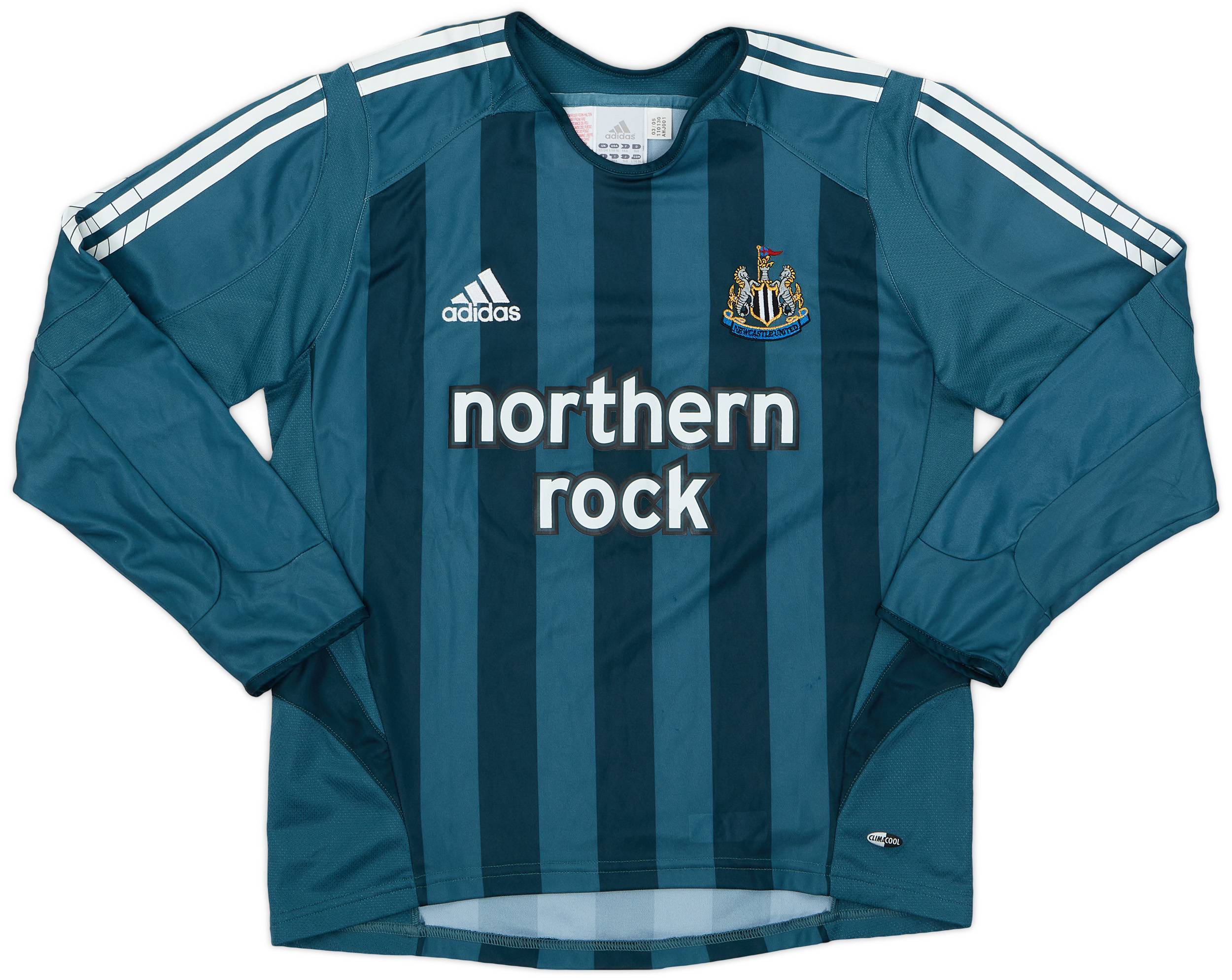 2005-06 Newcastle Away L/S Shirt - 8/10 - (XL.Boys)