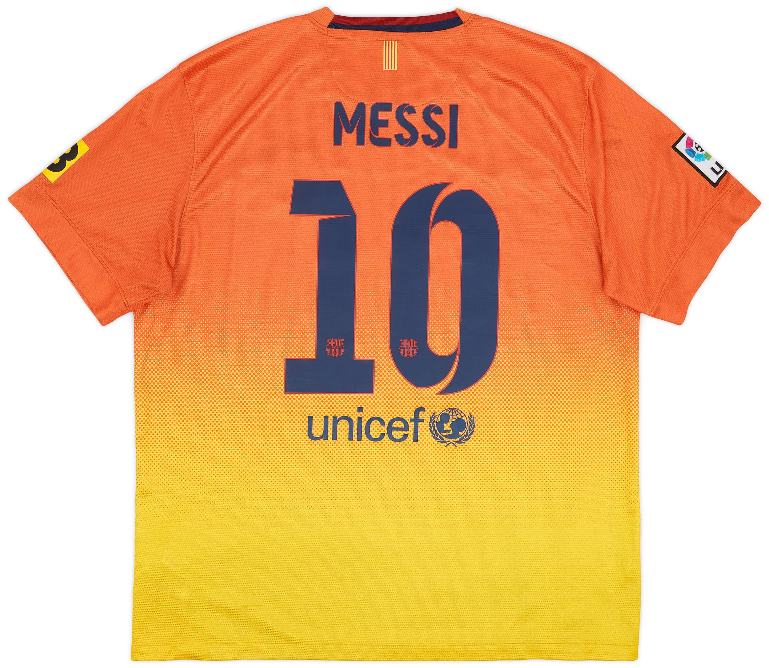 2012-13 Barcelona Away Shirt Messi #10 - 8/10 - (XL)