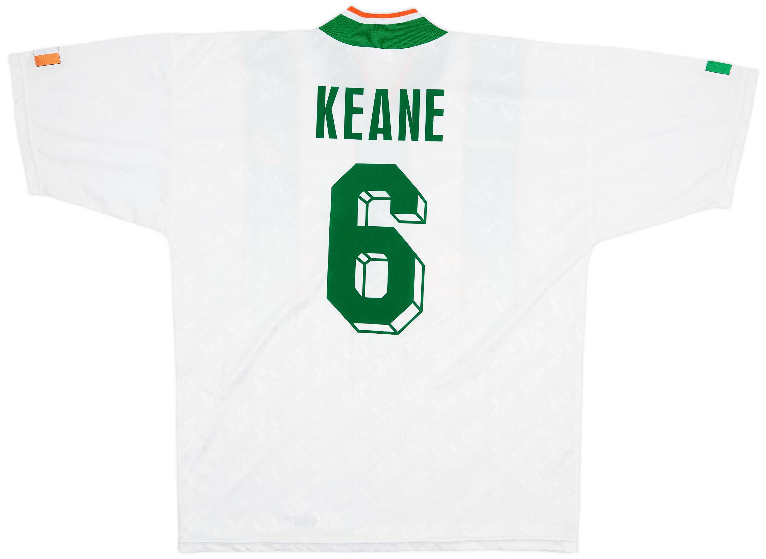 1994 Ireland Away Shirt Keane #6 - 6/10 - (L)