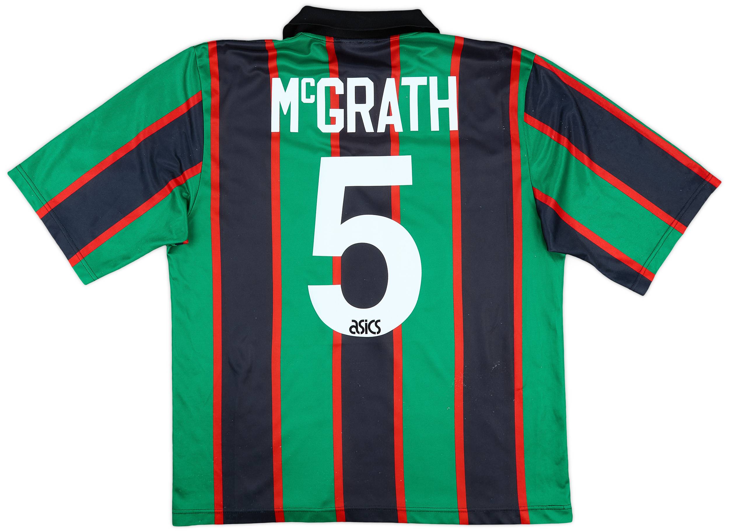 1993-95 Aston Villa Away Shirt McGrath #5 - 6/10 - (L)