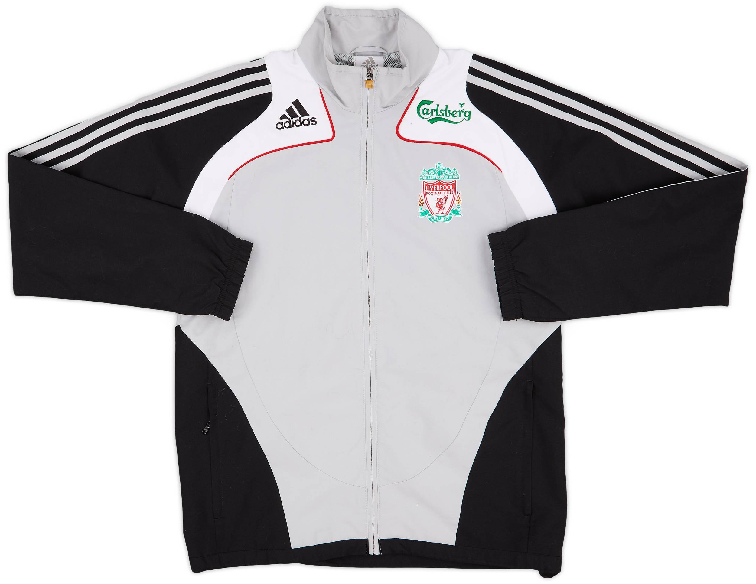 2008-09 Liverpool adidas Track Jacket - 9/10 - (S)
