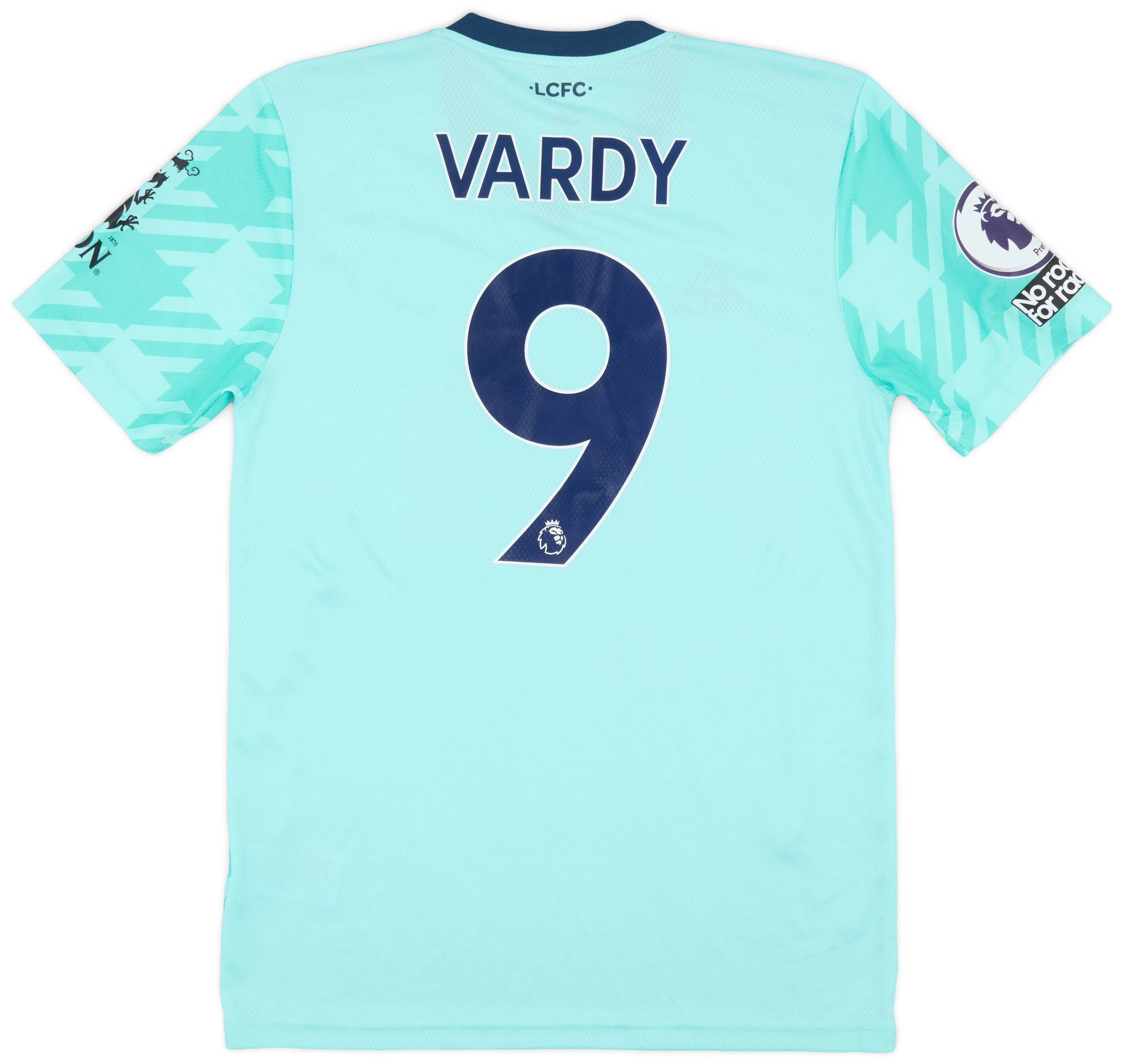 2021-22 Leicester Match Issue Away Shirt Vardy #9