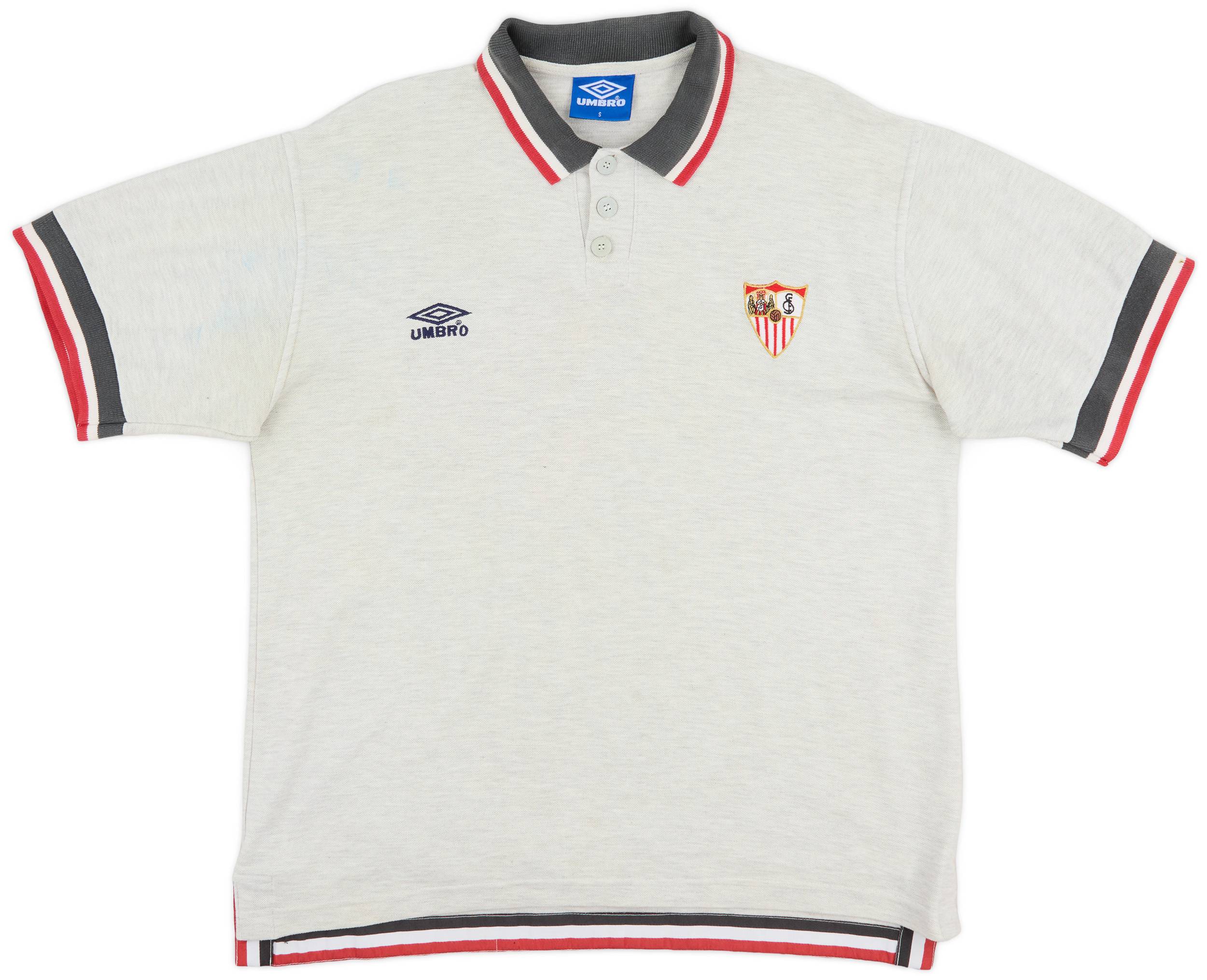 1996-97 Sevilla Umbro Polo Shirt - 6/10 - (S)