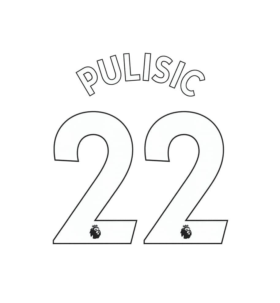 2019-20 Chelsea Junior Name Set Pulisic #22