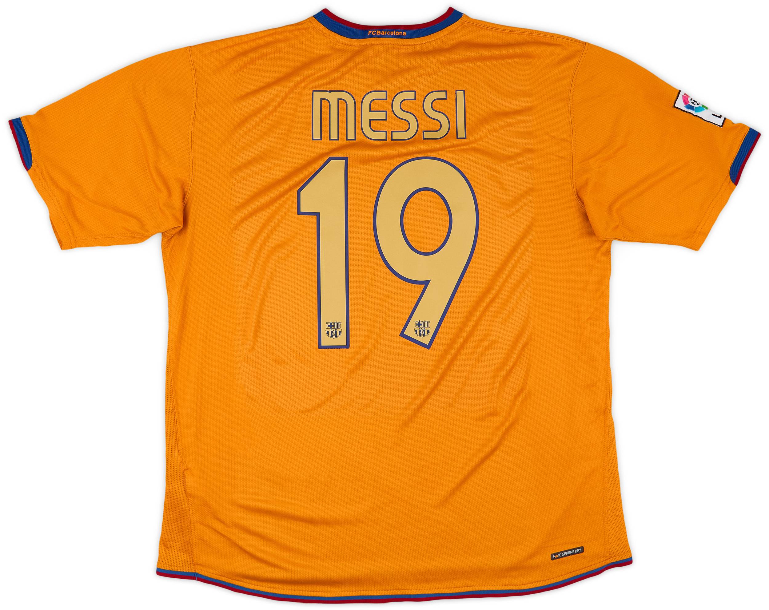 2006-08 Barcelona Away Shirt Messi #19 - 5/10 - (XL)