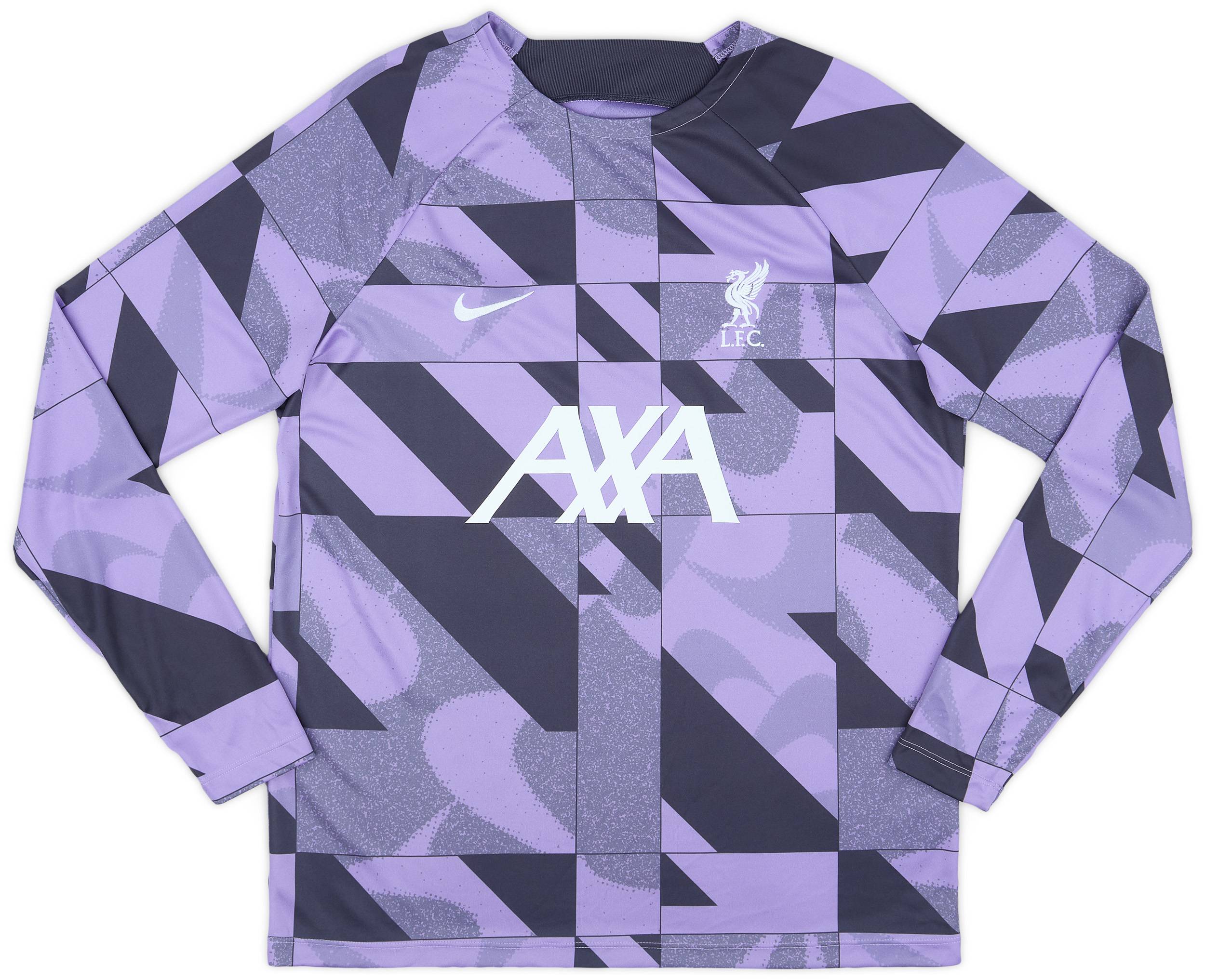 2023-24 Liverpool Nike Pre-Match L/S Shirt - 9/10