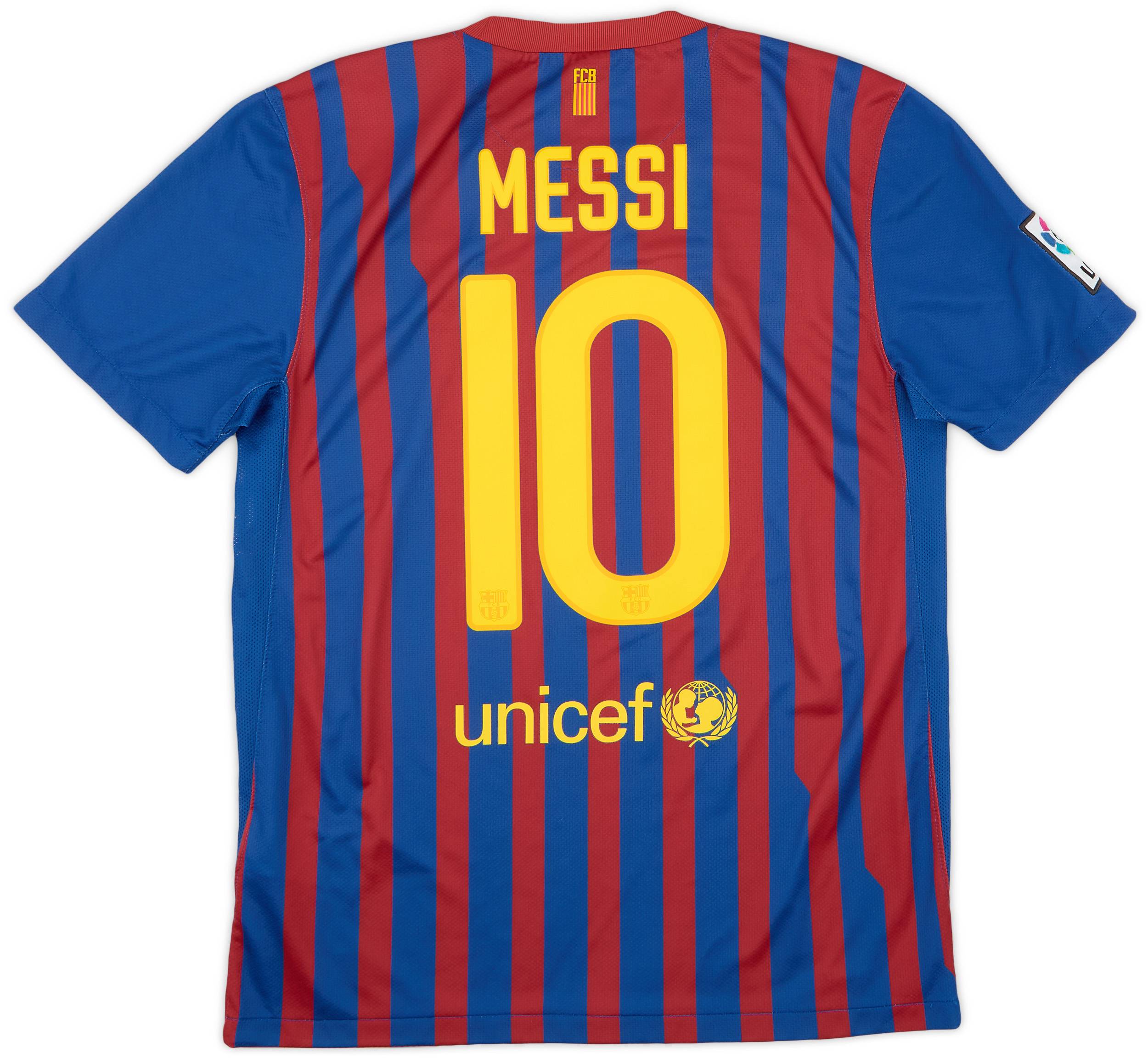 2011-12 Barcelona Home Shirt Messi #10 - 9/10 - (M)