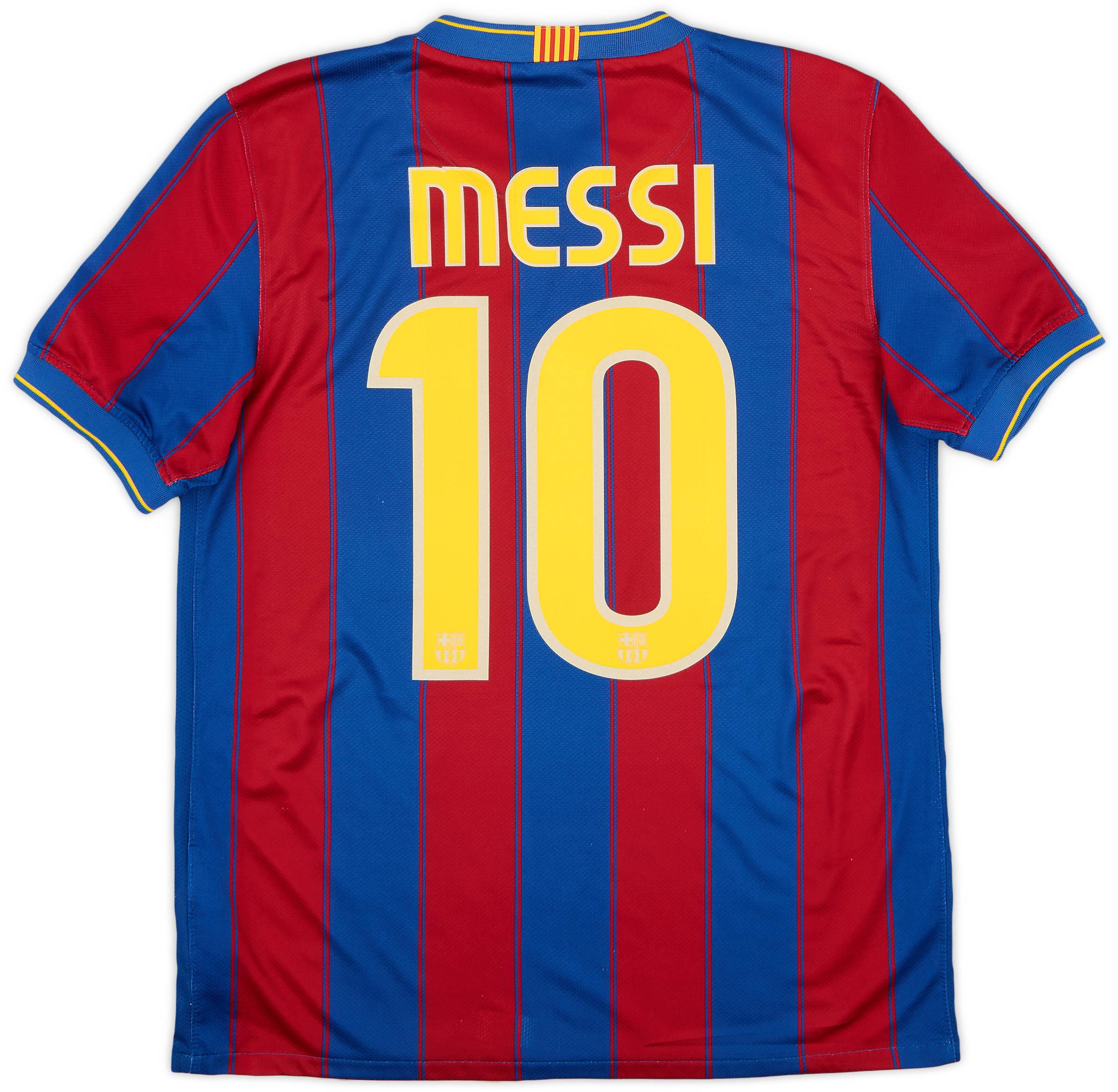 2009-10 Barcelona Home Shirt Messi #10 - 5/10 - (S)