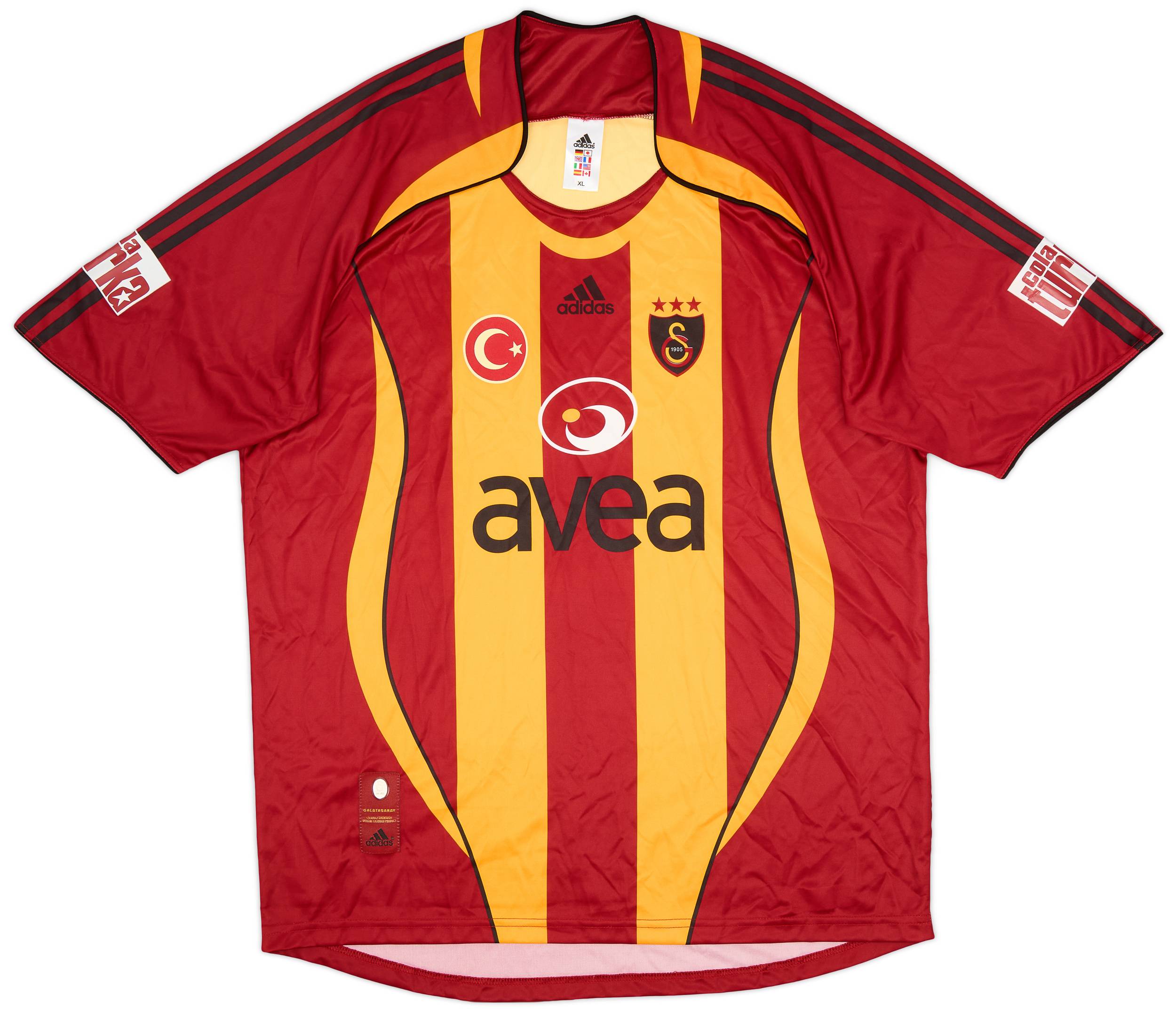 2006-07 Galatasaray Basic Home Shirt - 9/10 - (XL)