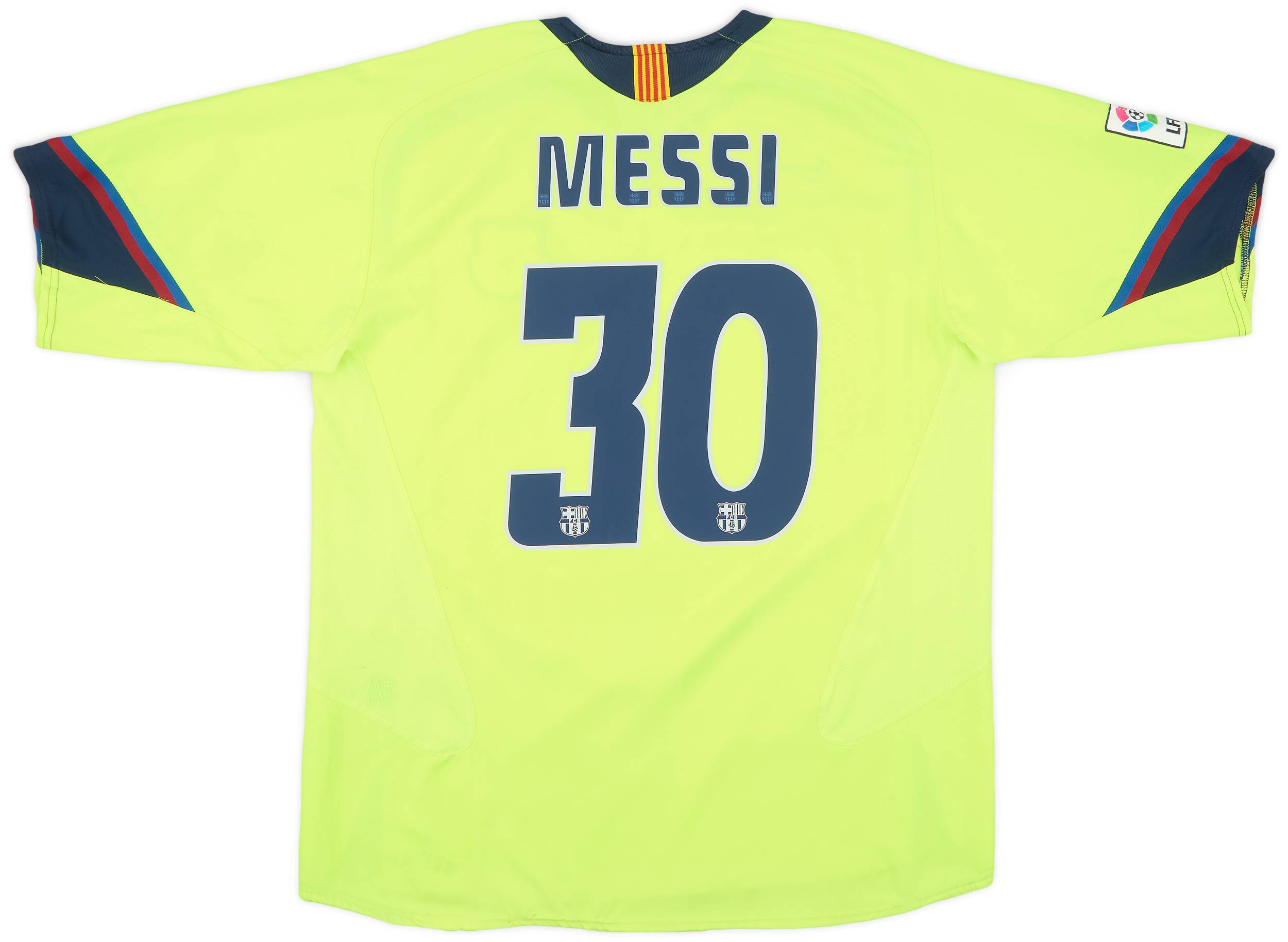 2005-06 Barcelona Away Shirt Messi #30 - 6/10 - (XL)