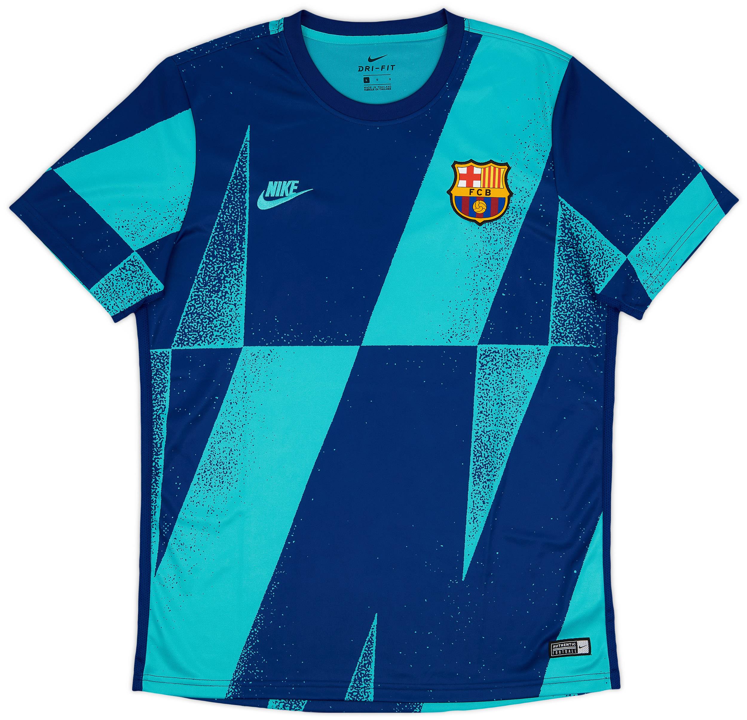 2019-20 Barcelona Nike Training Shirt - 9/10 - (L)