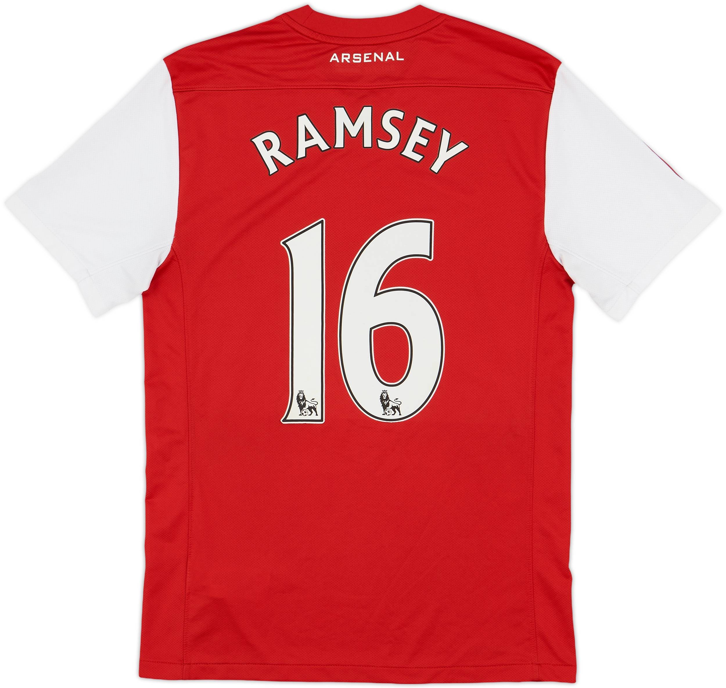 2011-12 Arsenal Home Shirt Ramsey #16 - 7/10 - (S)