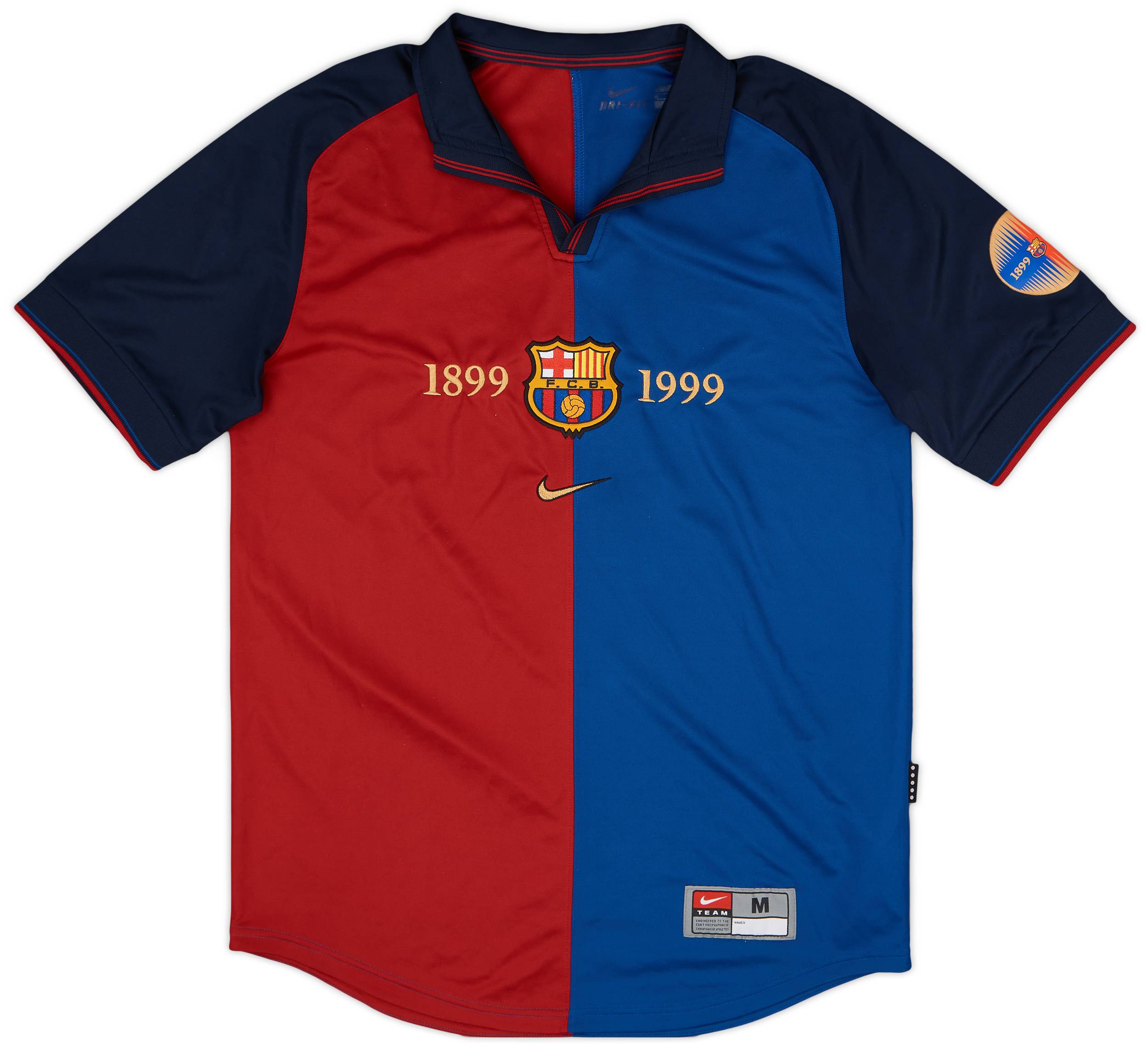 2013-14 Barcelona Nike Retro 1999-00 Centenary Home Shirt