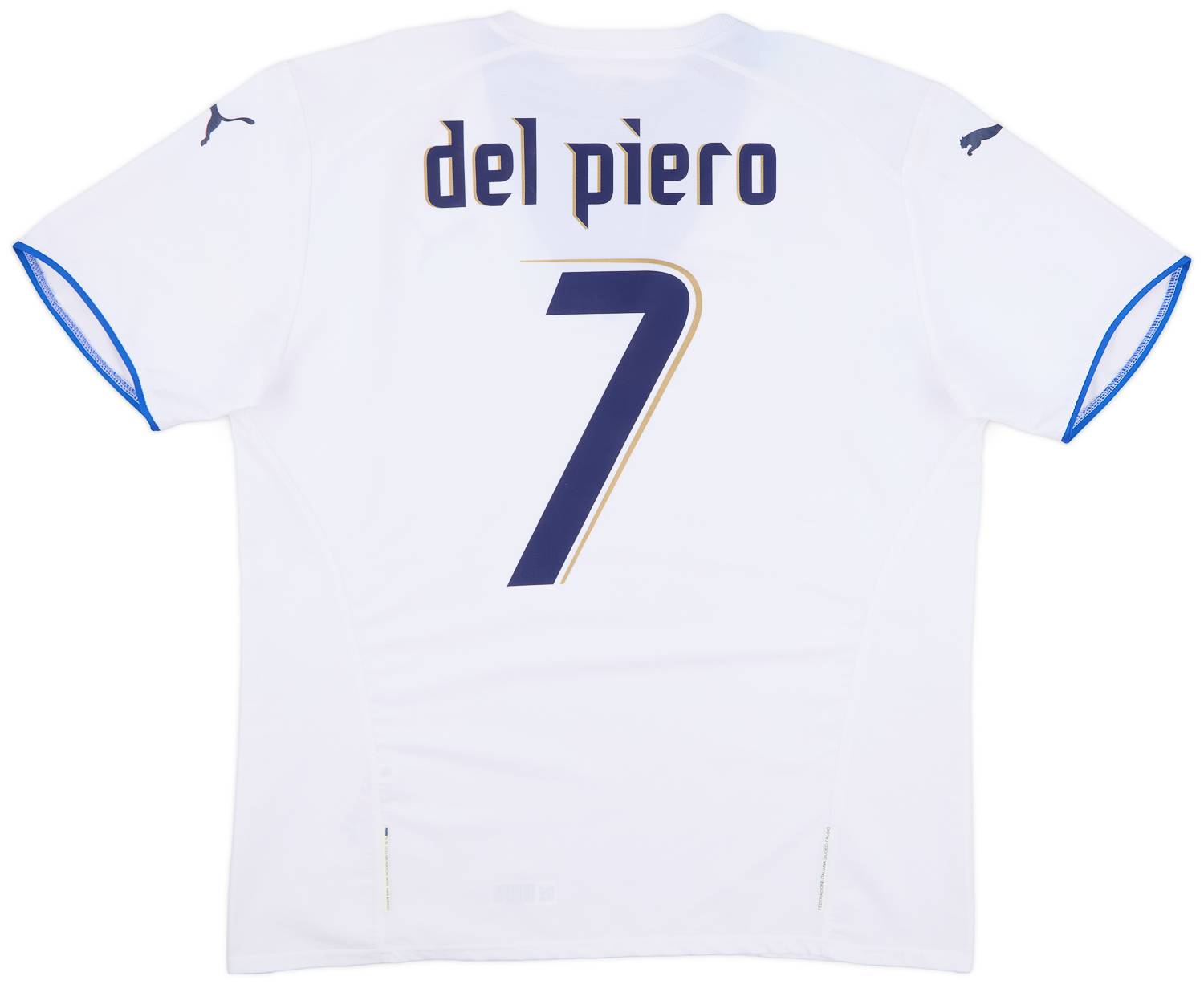 2006 Italy Away Shirt Del Piero #7 - 8/10 - (XL)
