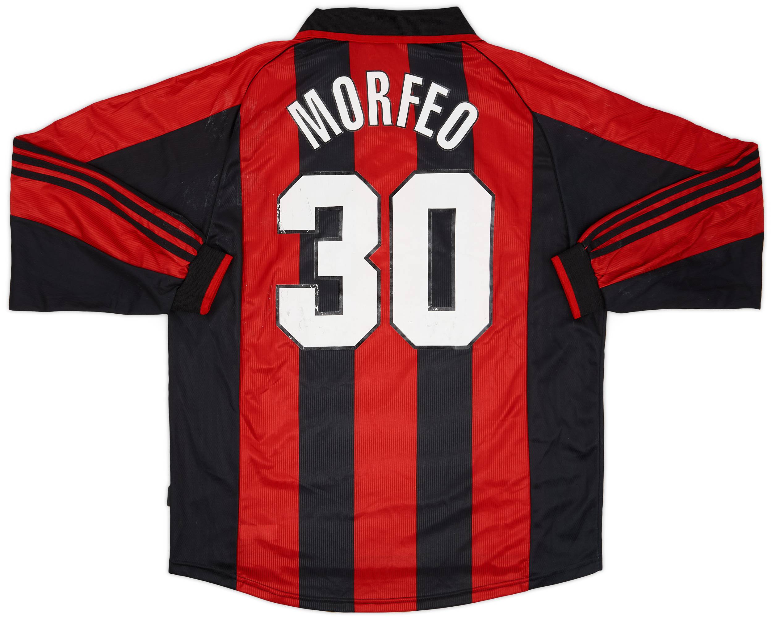 1998-99 AC Milan Match Issue Home Shirt Morfeo #30