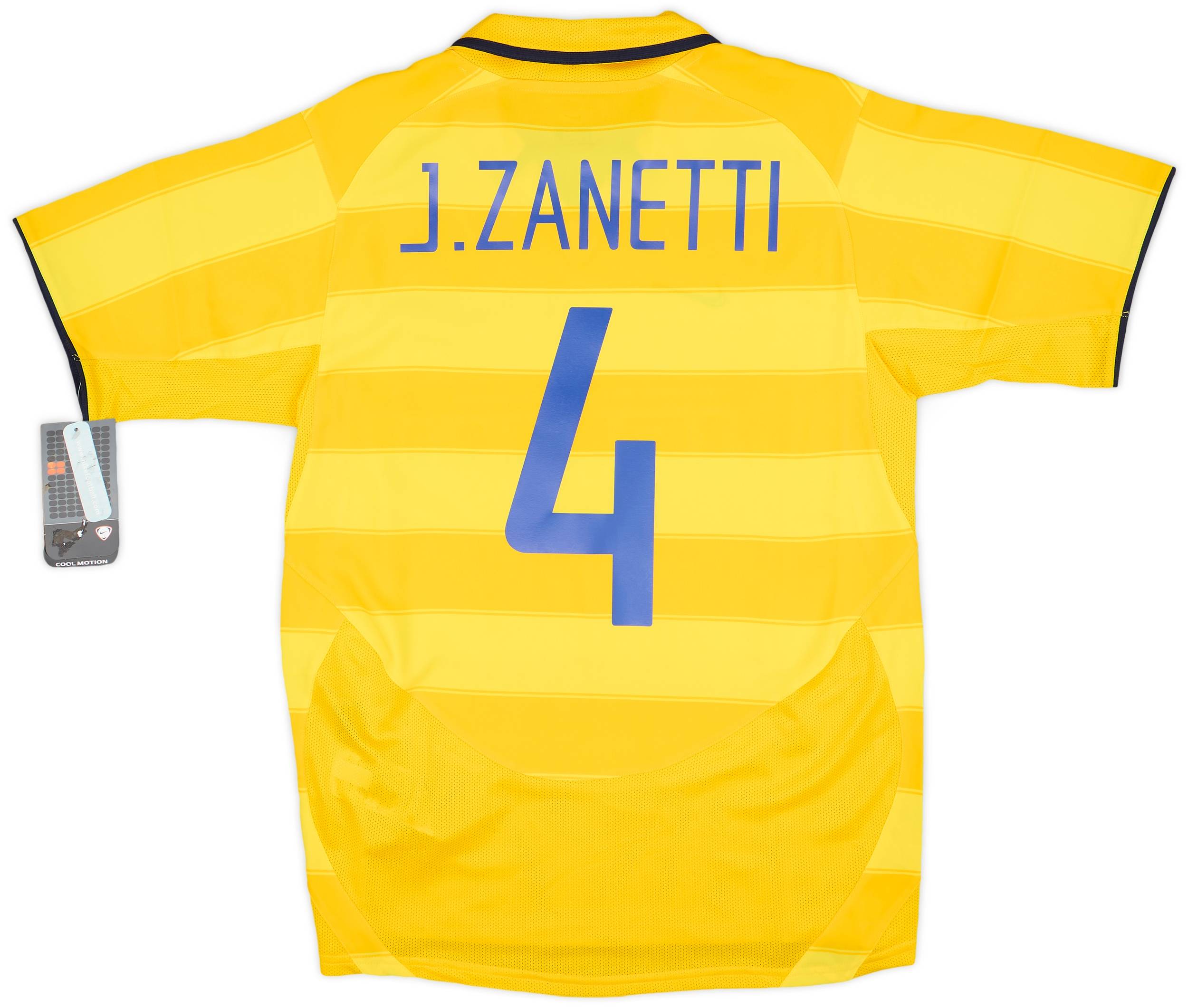 2003-04 Inter Milan Away Shirt J.Zanetti #4 (S)