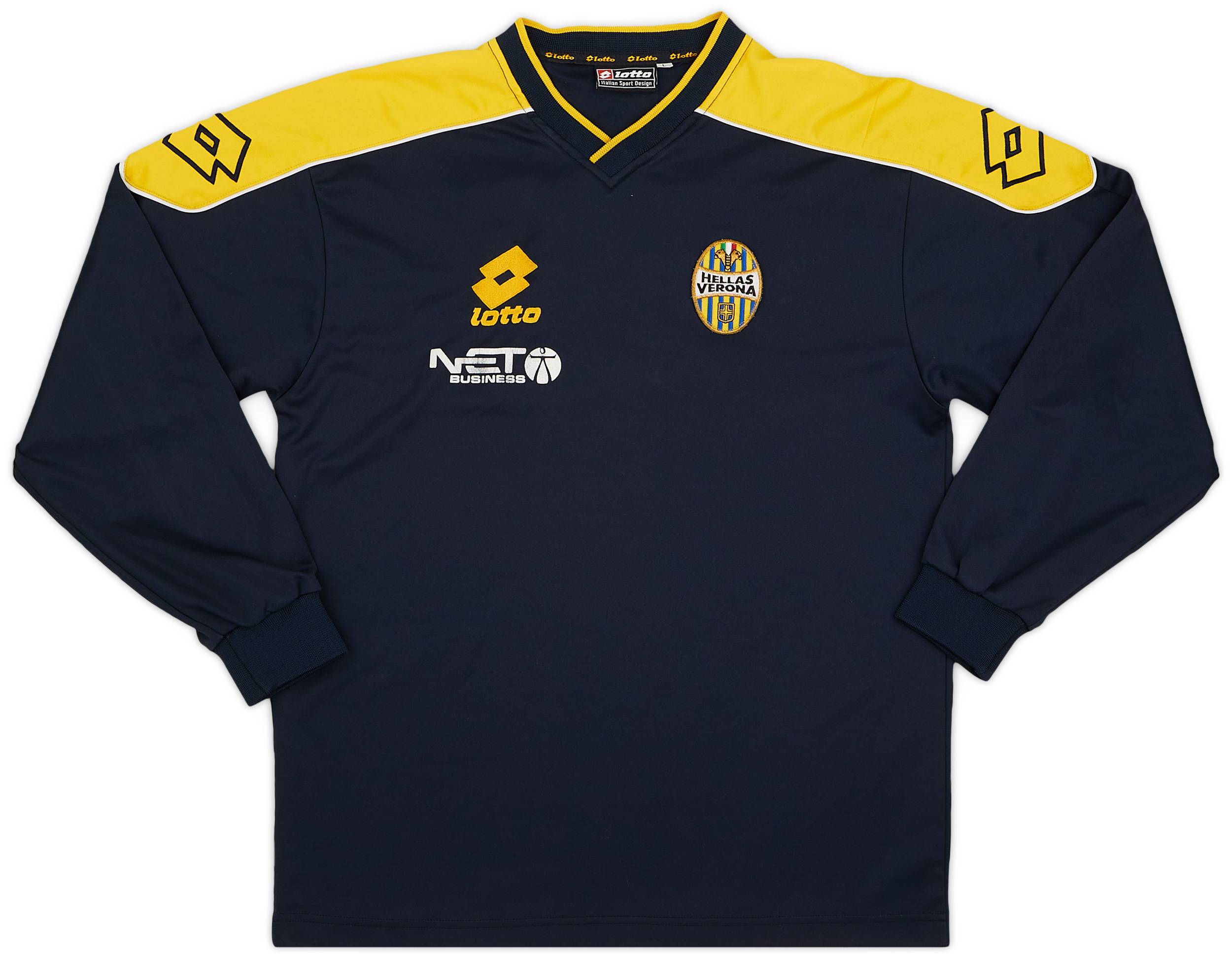 2000-02 Hellas Verona Lotto Training L/S Shirt - 8/10 - (L)