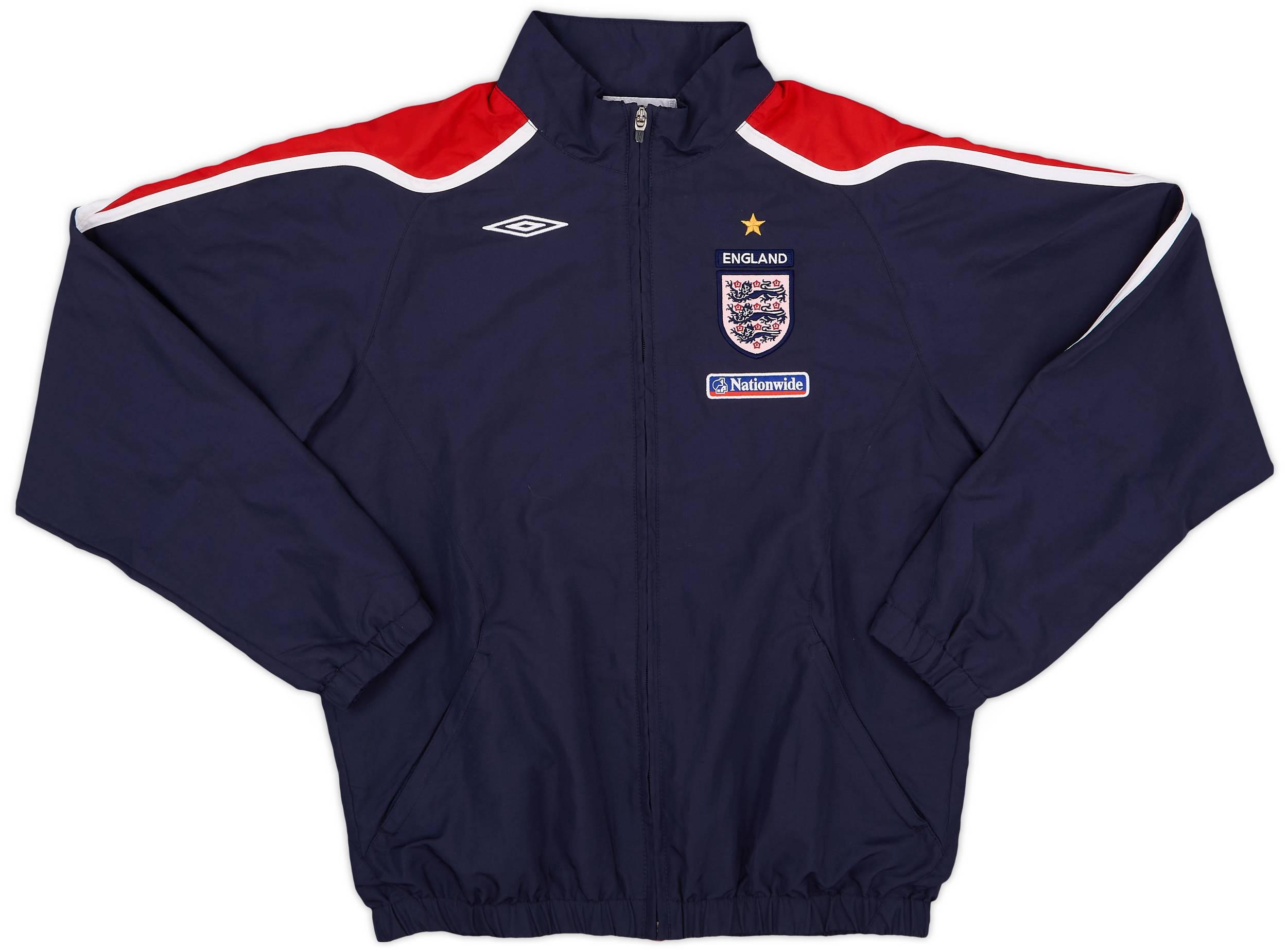 2007-09 England Umbro Track Jacket - 5/10 - (XL.Boys)