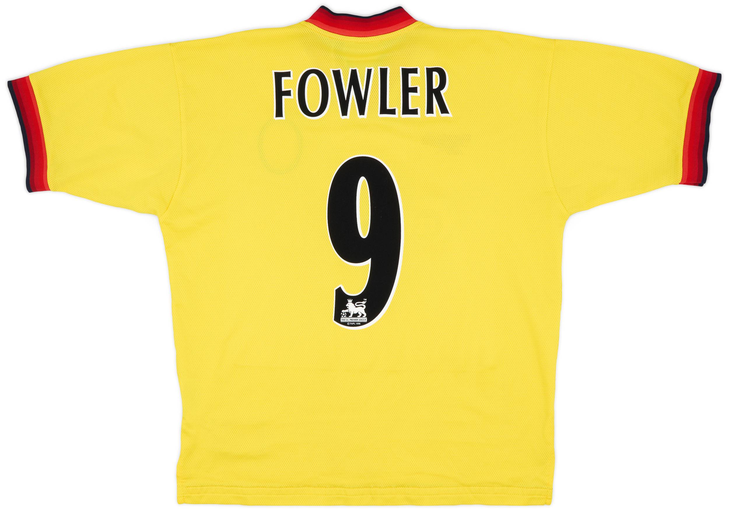 1997-99 Liverpool Away Shirt Fowler #9 - 10/10 - (L)
