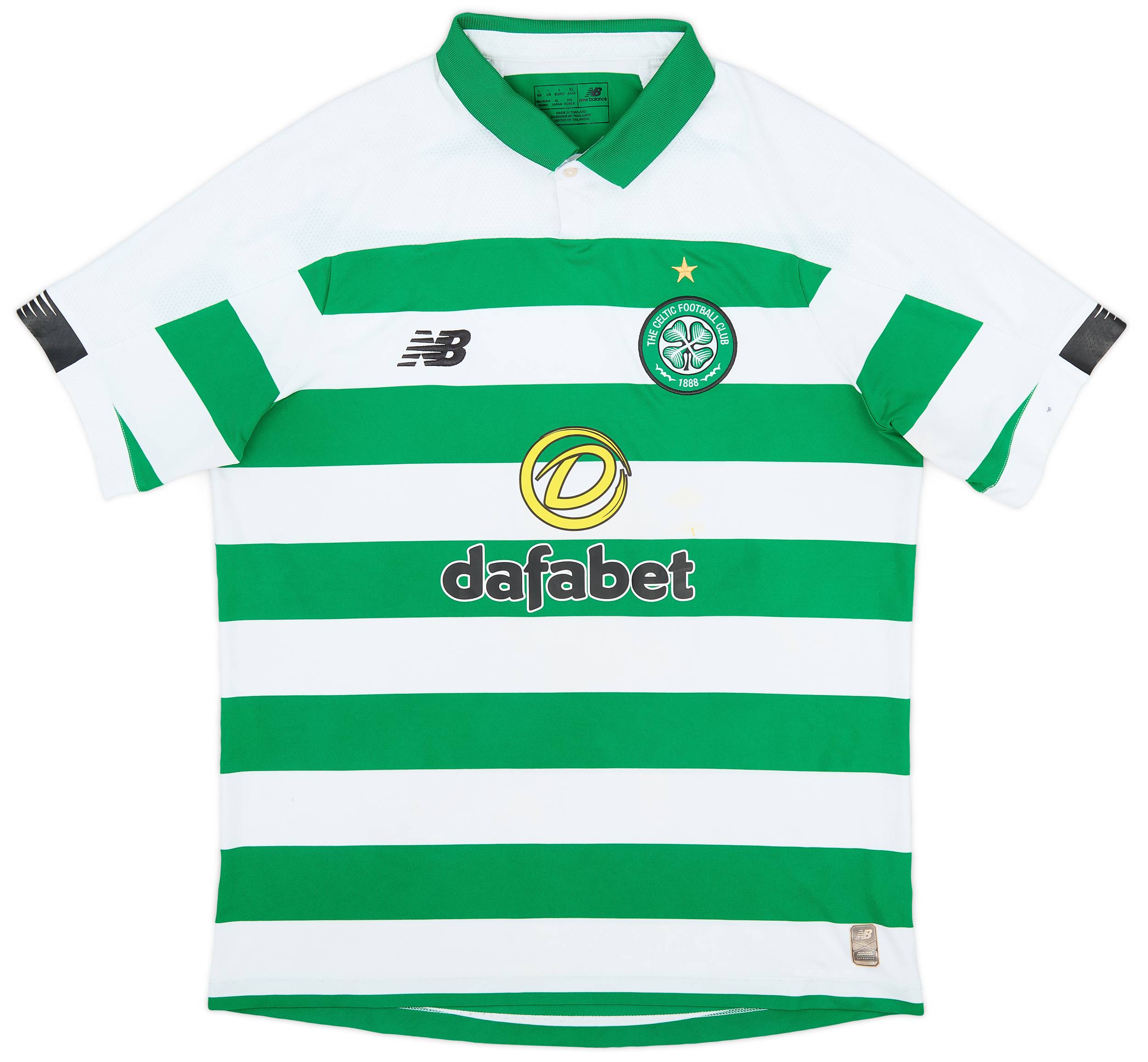 2019 20 Celtic Home Shirt 7 10 L