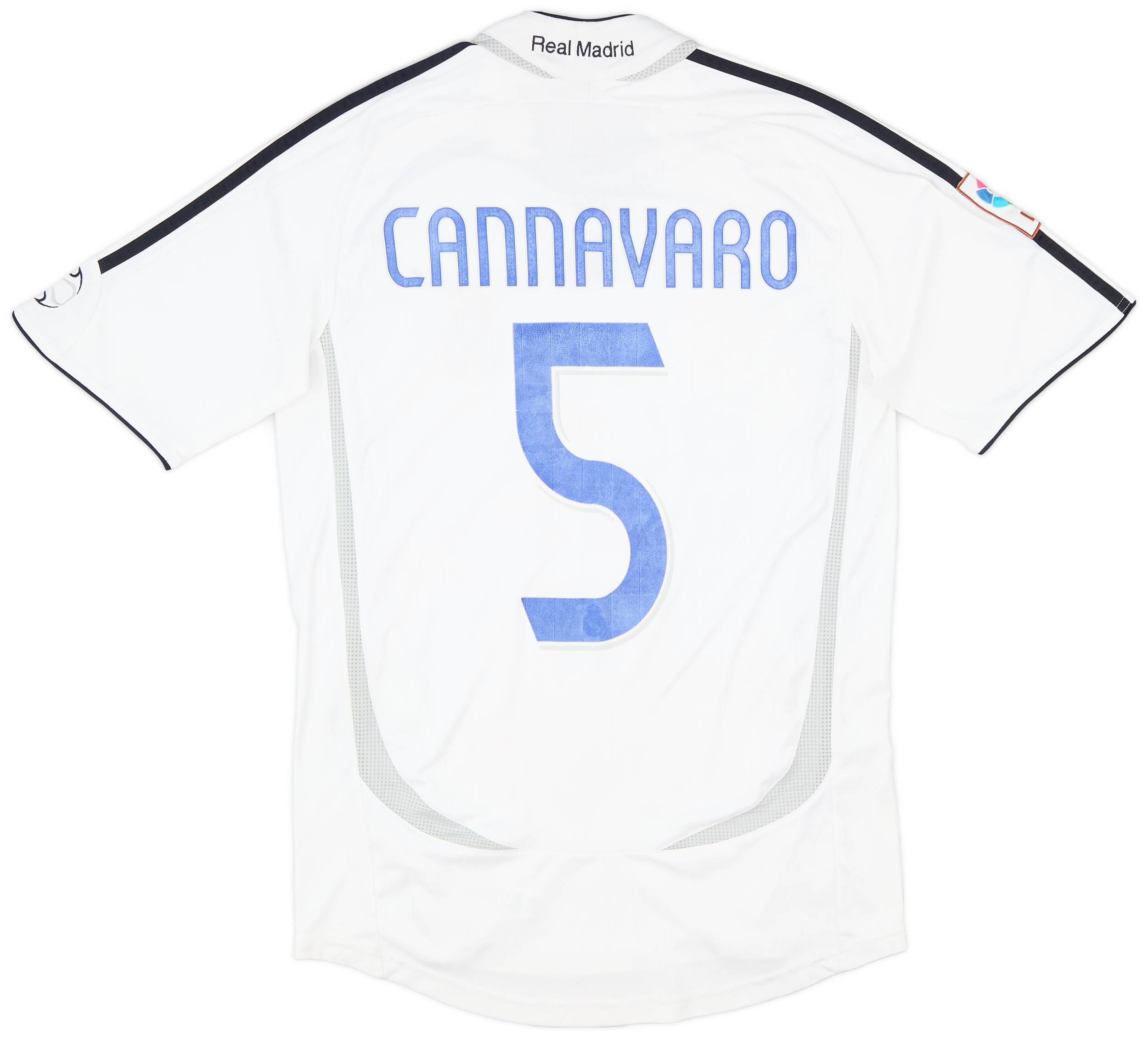 2006 07 Real Madrid Home Shirt Cannavaro 5 5 10 S