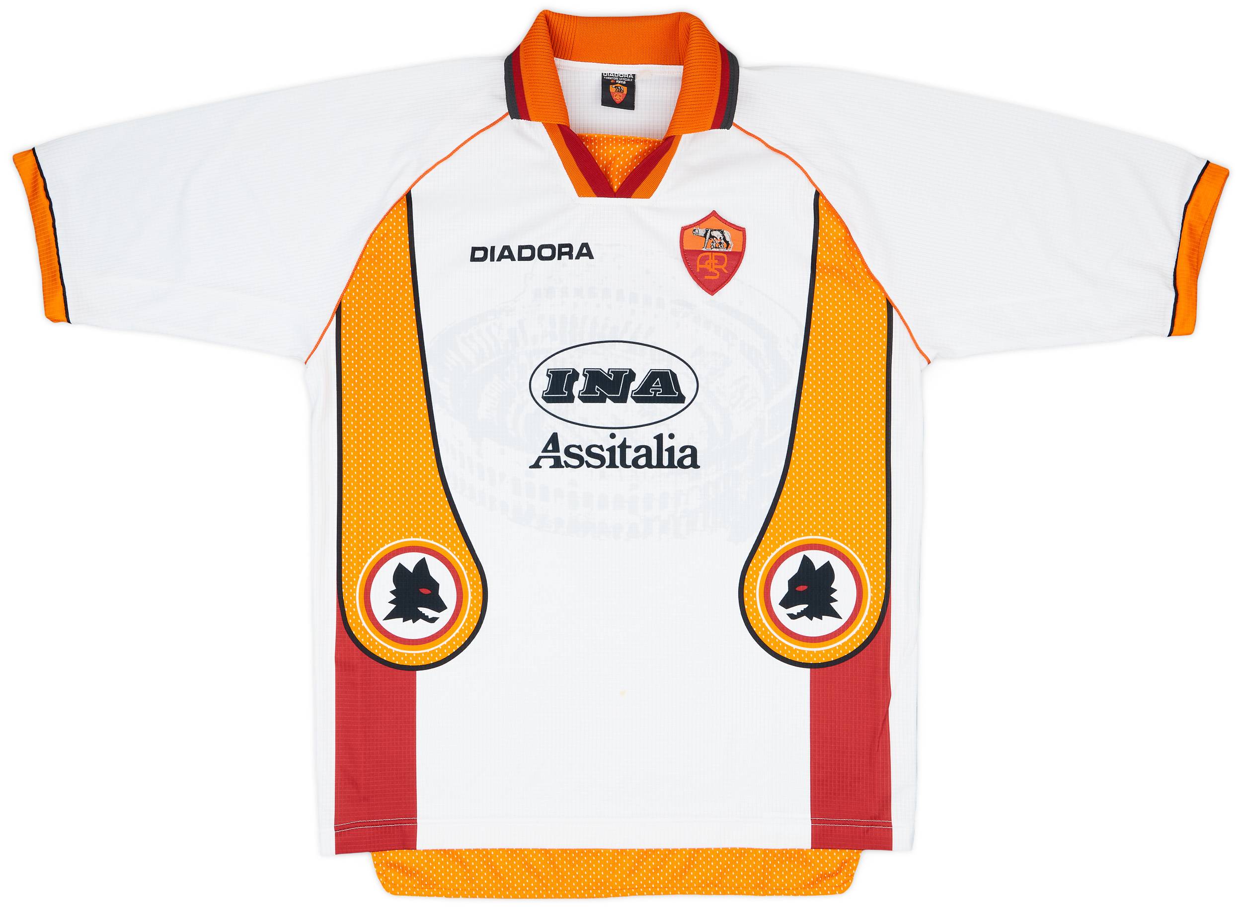 1997-98 Roma Match Issue Away Shirt #5