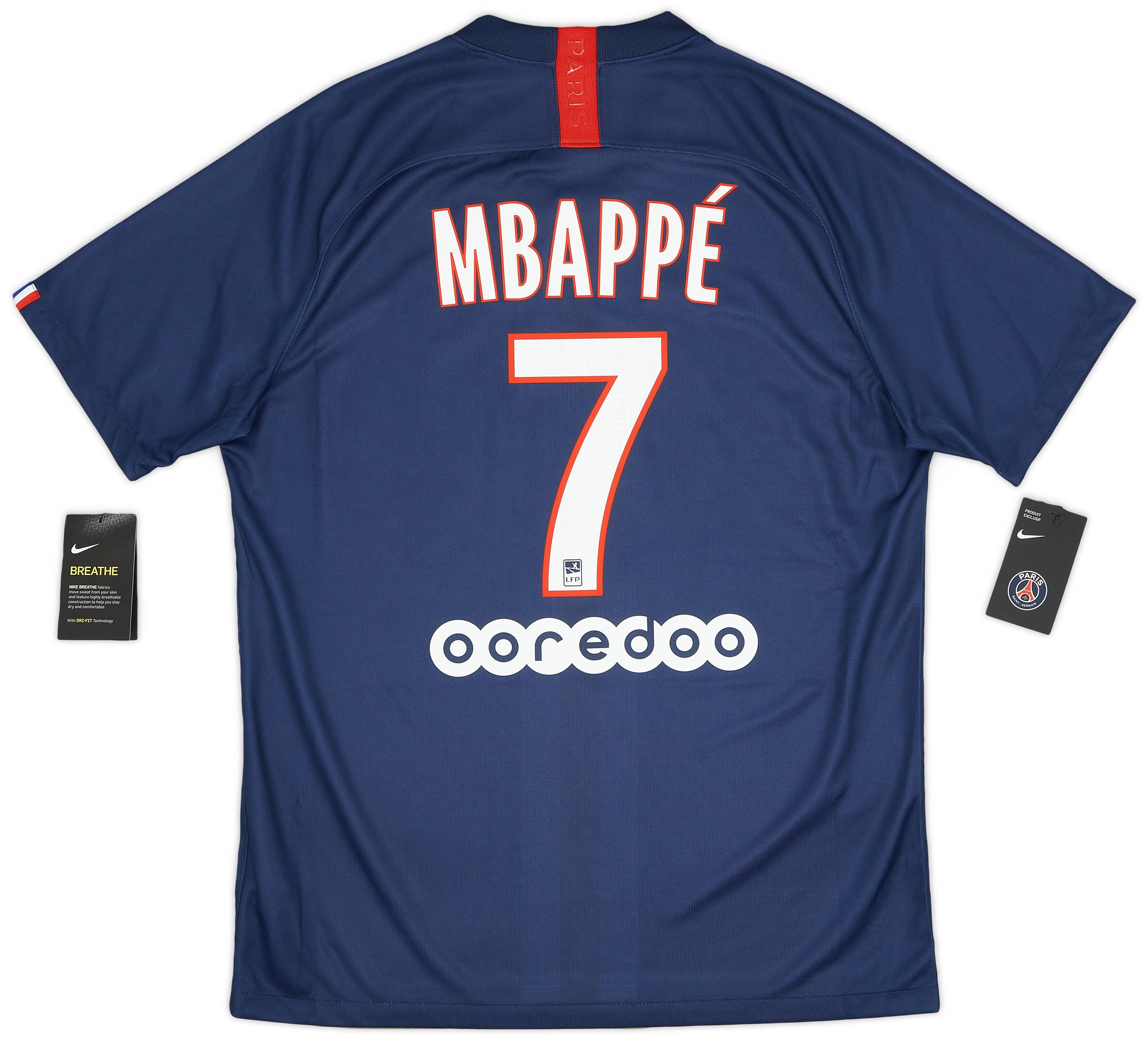 2019-20 Paris Saint-Germain Home Shirt Mbappe #7 (L)