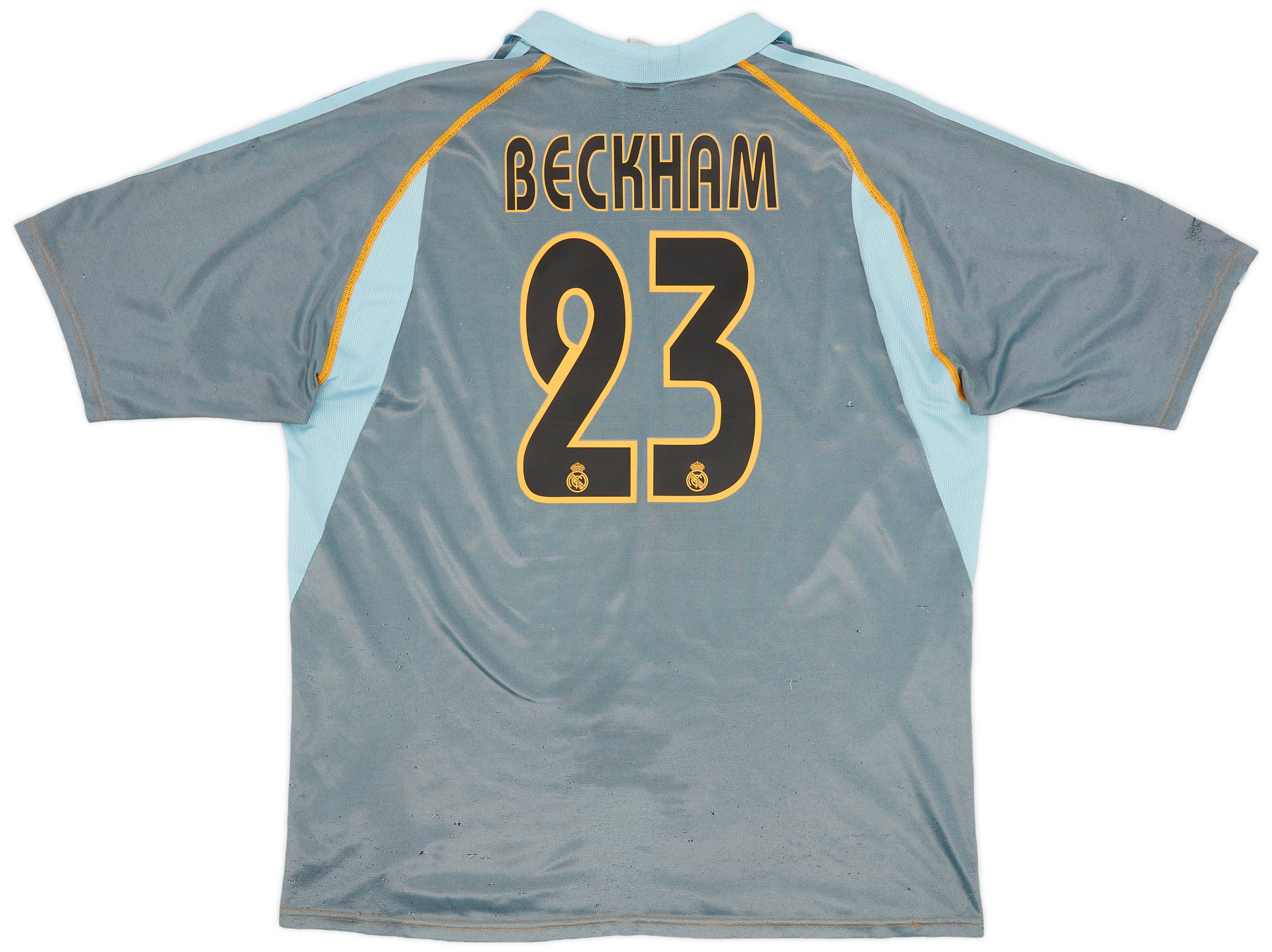 2003-04 Real Madrid Third Shirt Beckham #23 - 6/10 - (XL)