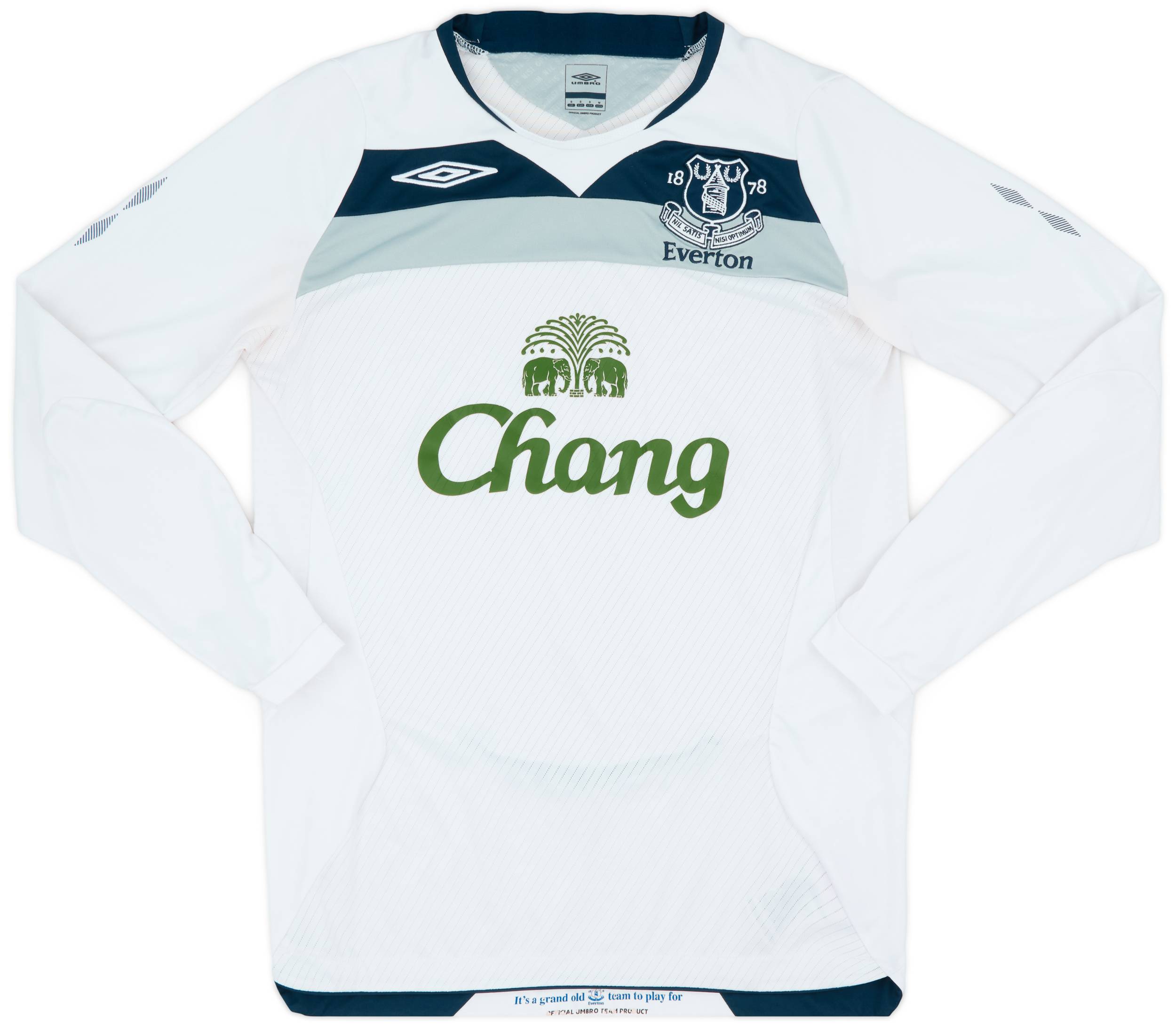 2008-09 Everton Away L/S Shirt - 8/10 - (S)