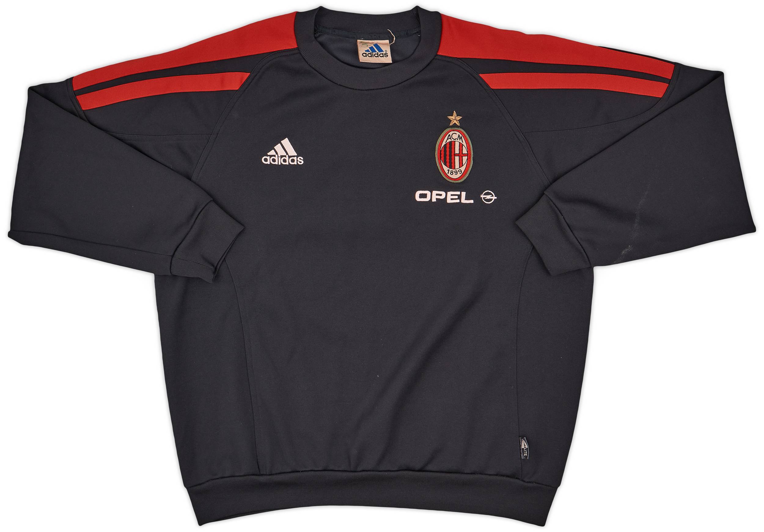 2001-02 AC Milan adidas Sweat Top - 5/10 - (M/L)