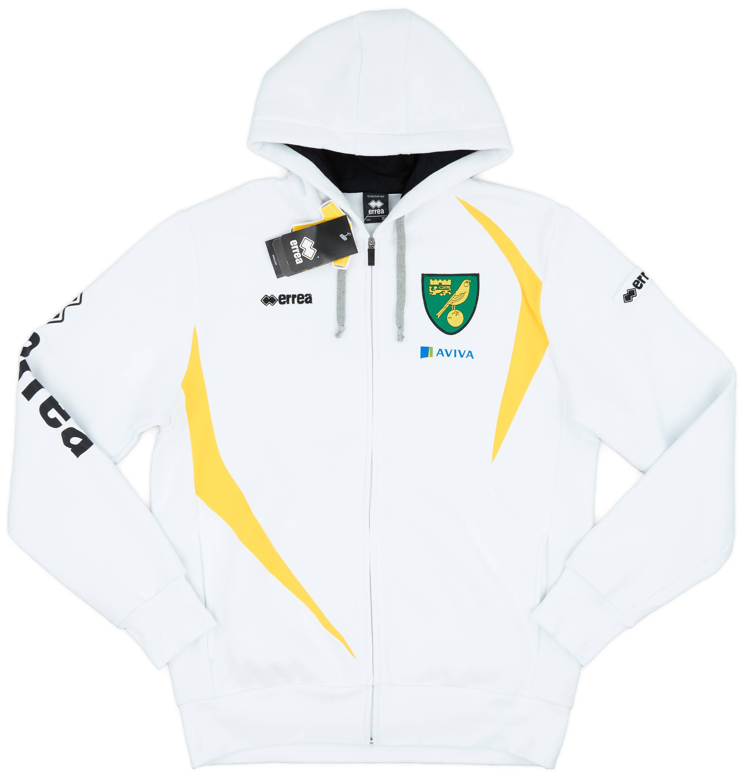 2014-15 Norwich Errea Hooded Jacket