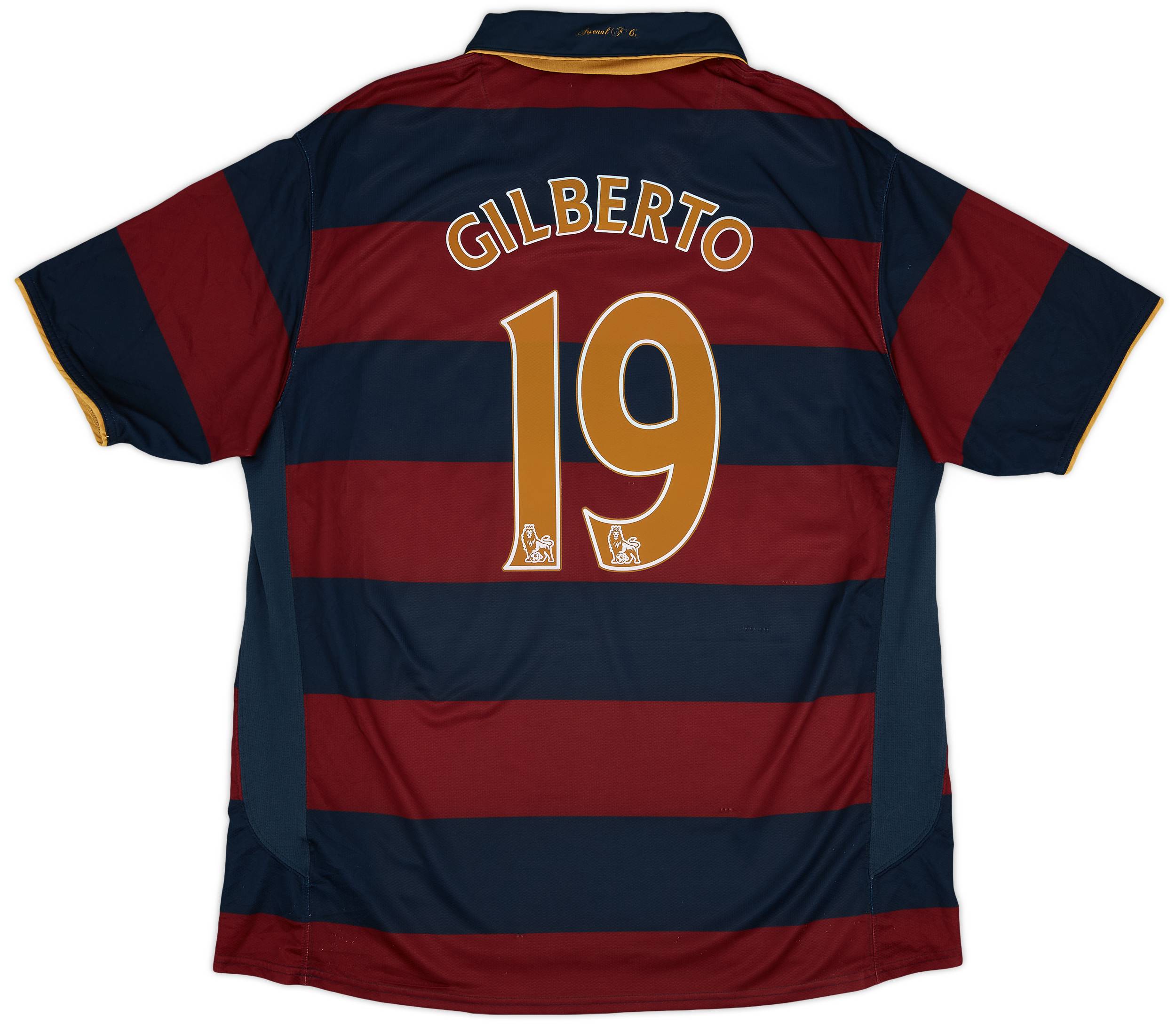 2007-08 Arsenal Third Shirt Gilberto #19 - 4/10 - (XL)