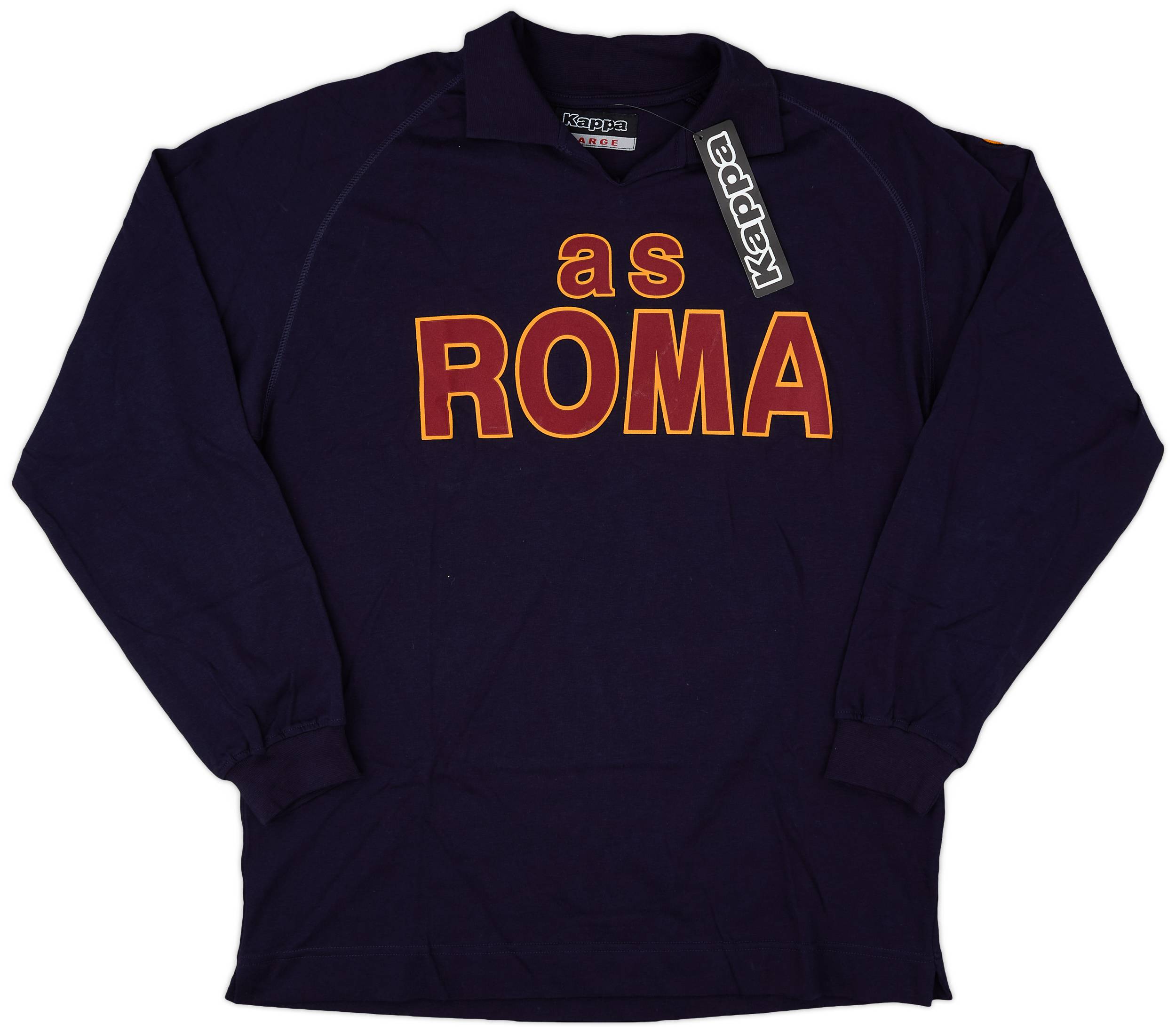 2003-04 Roma Kappa Polo L/S Shirt (L)