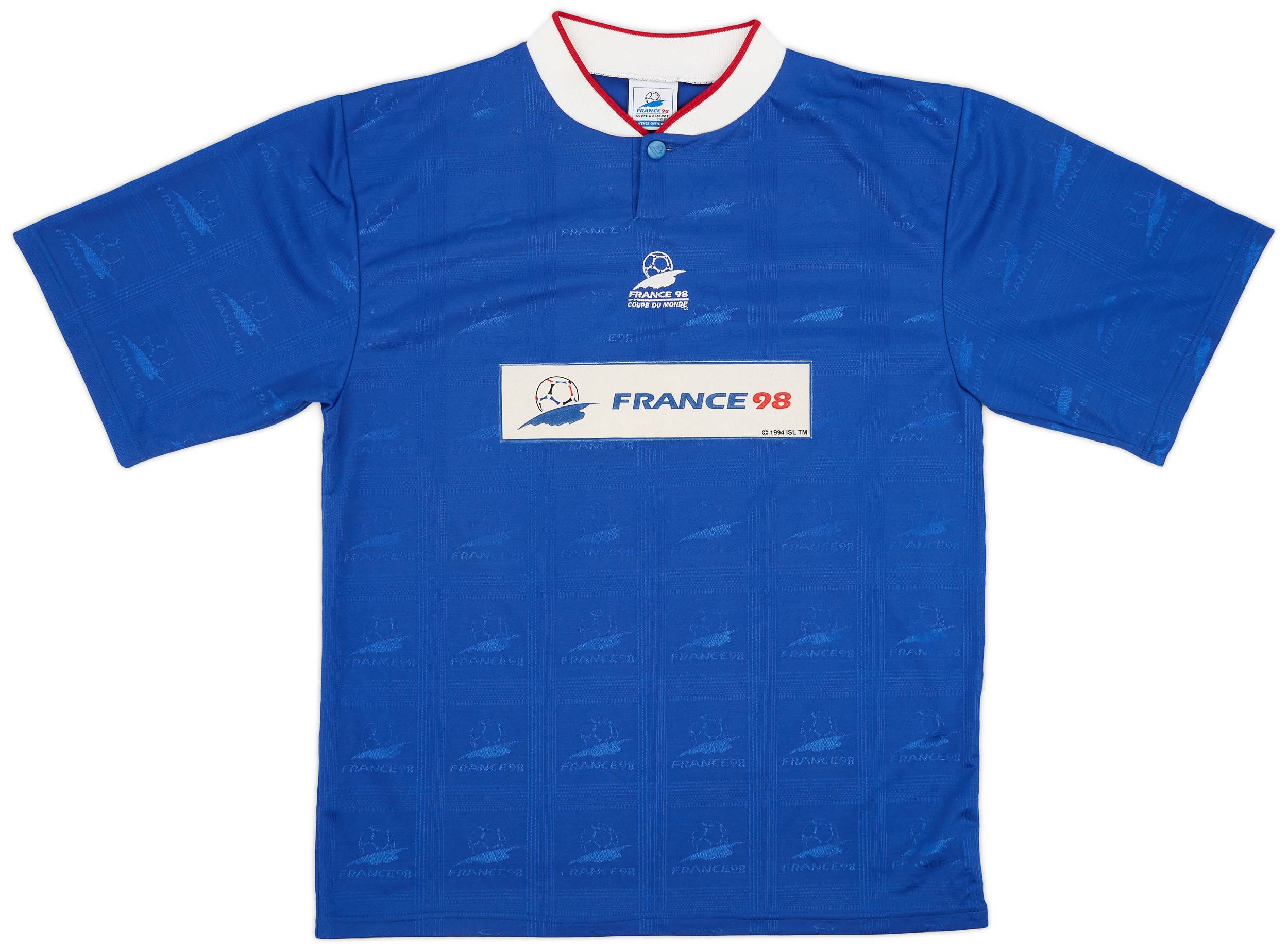 1998 France 98 'Coupe du Monde' Training Shirt - 7/10 - (L)