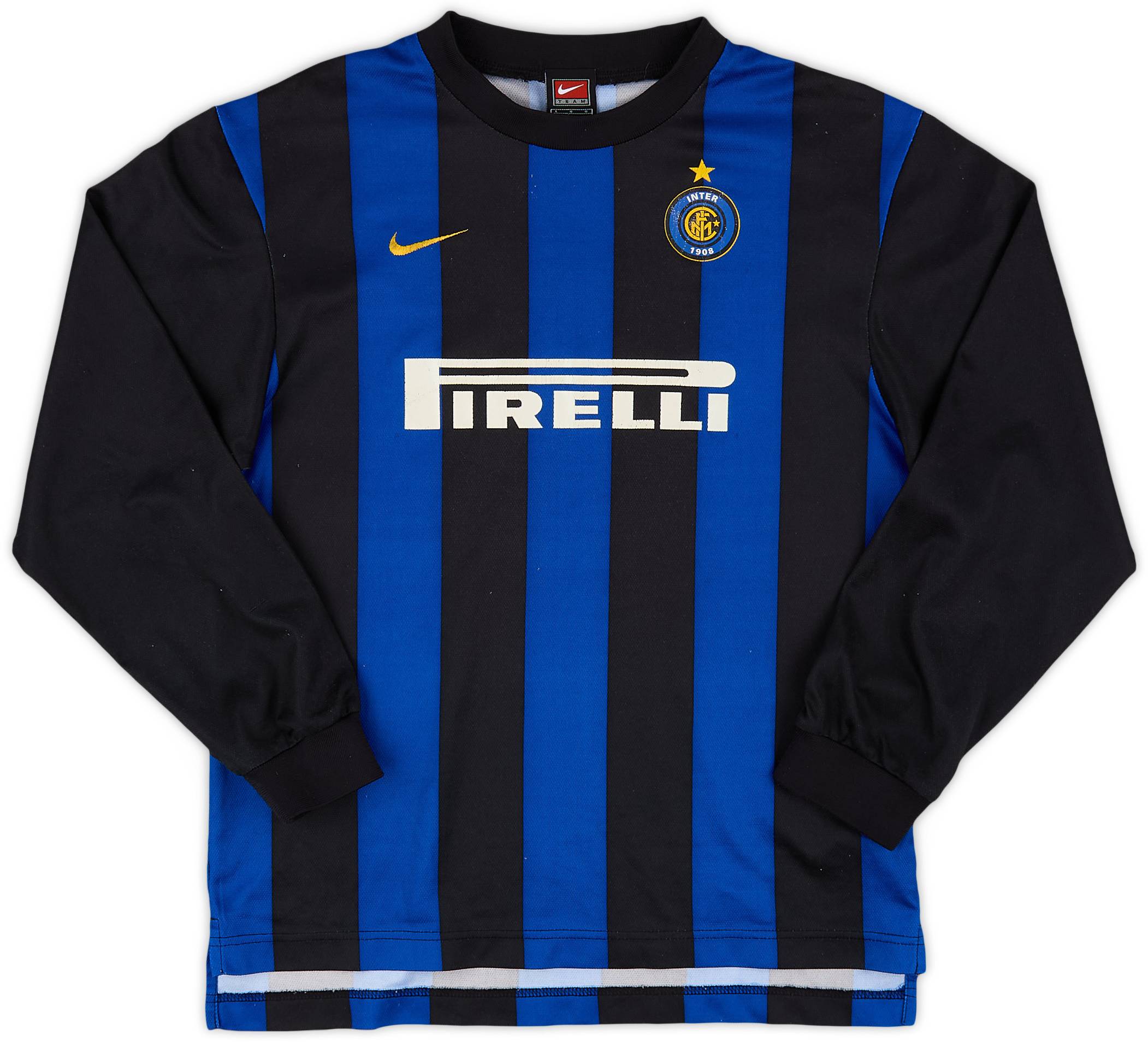 ウェア NIKE Inter 00/01 home kit L 2000-01 Inter Milan Basic Home L/S Shirt - 5/10 - (L.Boys)