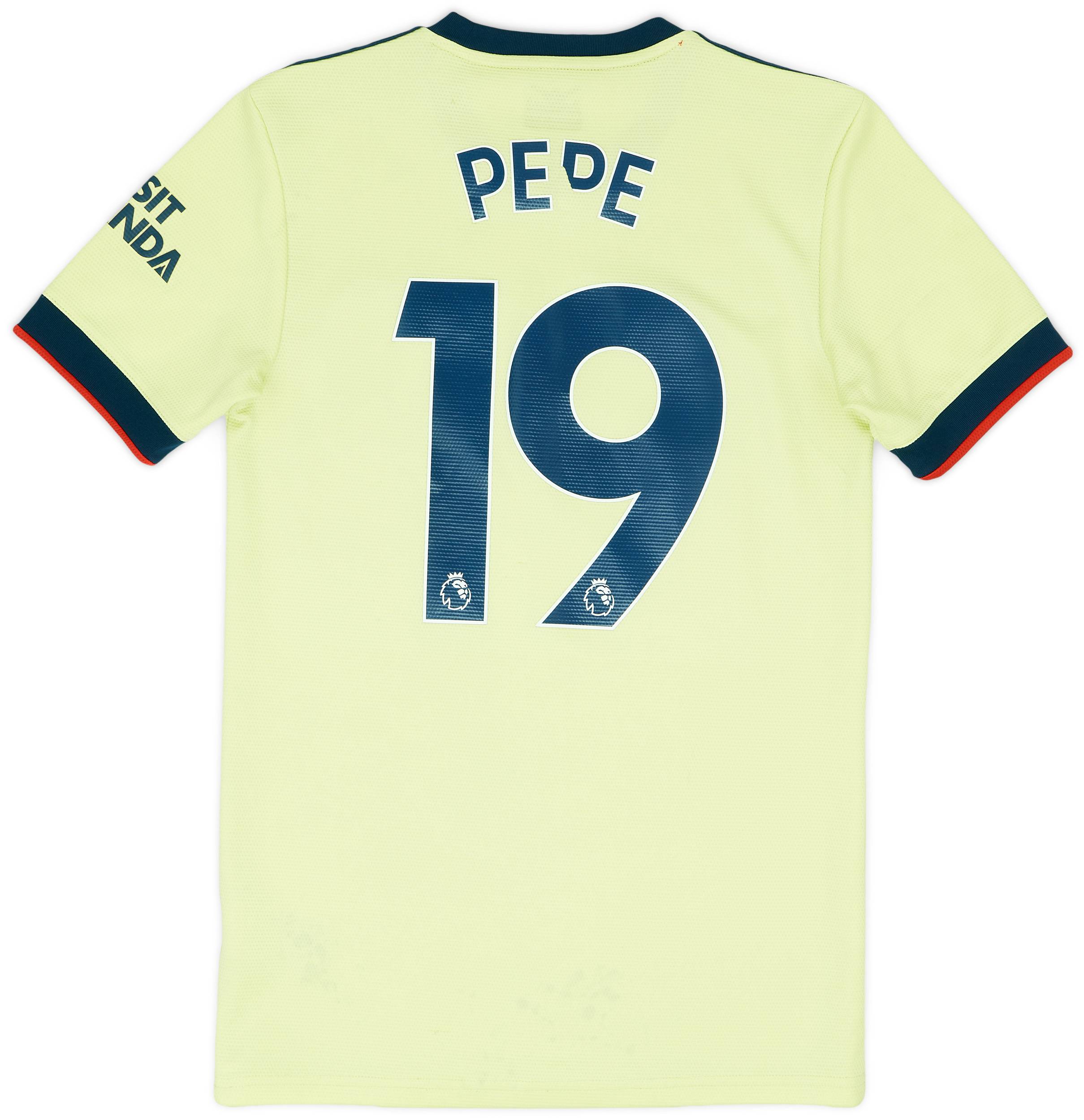 2021 22 Arsenal Away Shirt Pepe 19 4 10 XS