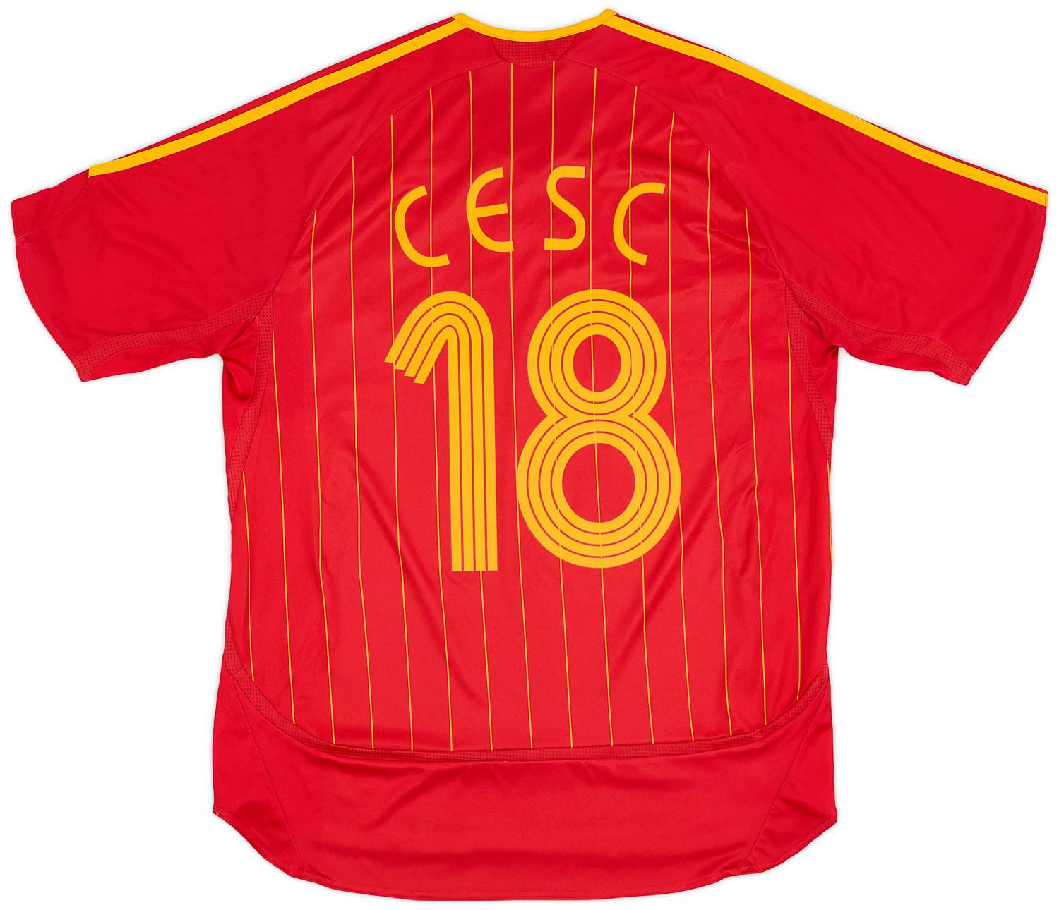 2006-08 Spain Home Shirt Cesc #18