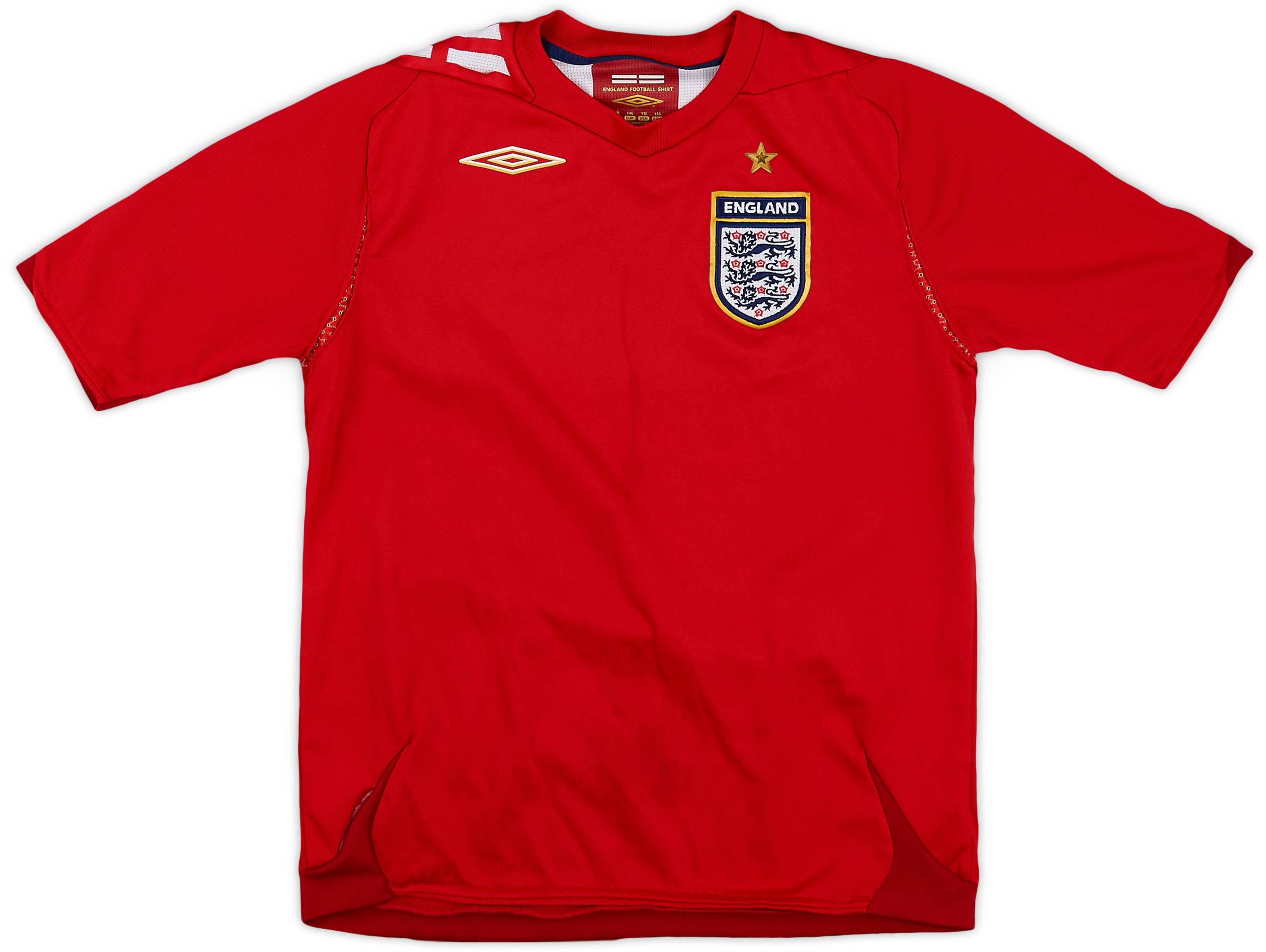 2006-08 England Away Shirt - 5/10 - (M.Boys)