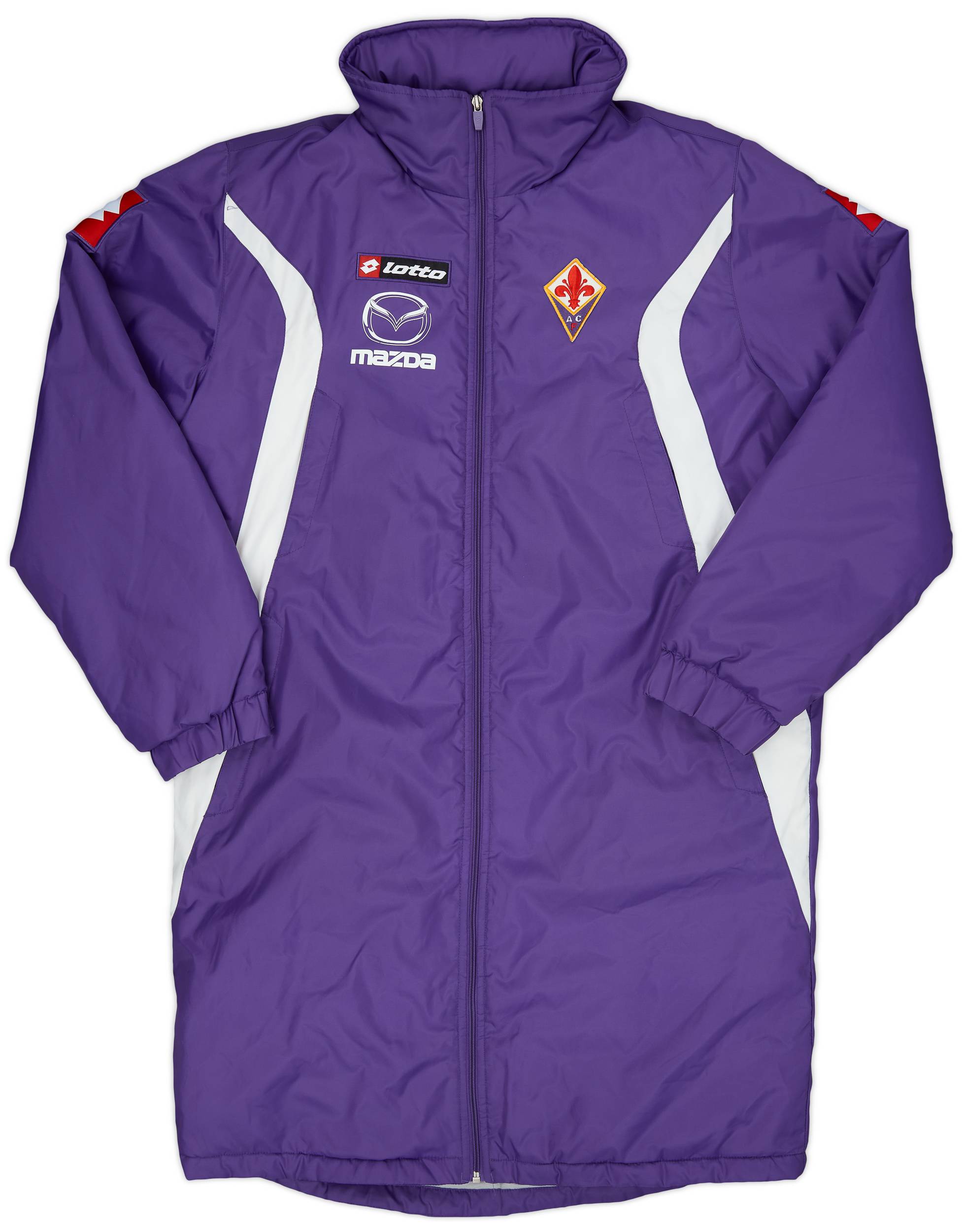 2011-12 Fiorentina Lotto Padded Bench Coat - 9/10 - (L)